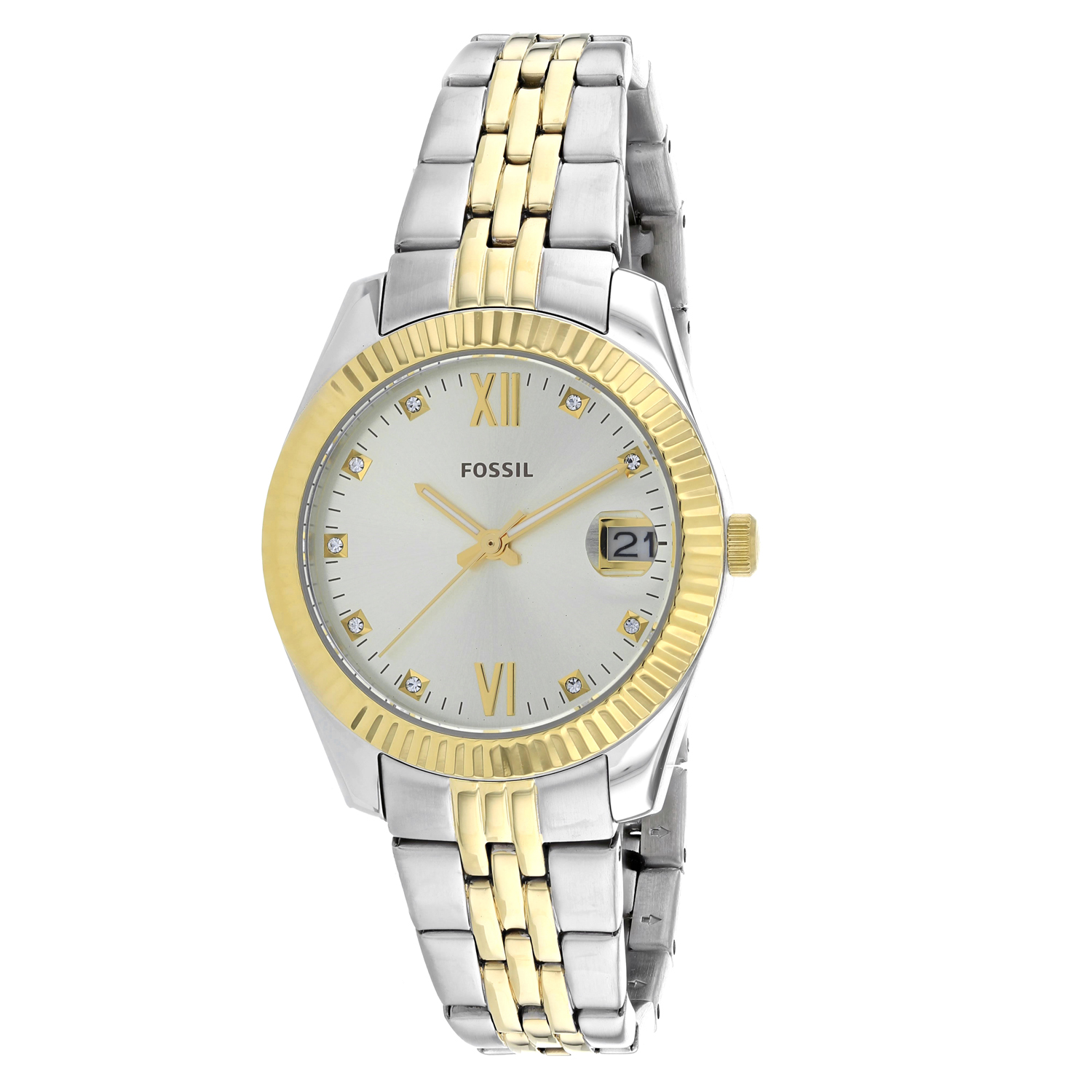 Fossil Scarlette 32mm Silver Dial Quartz Women's Watch ES4949