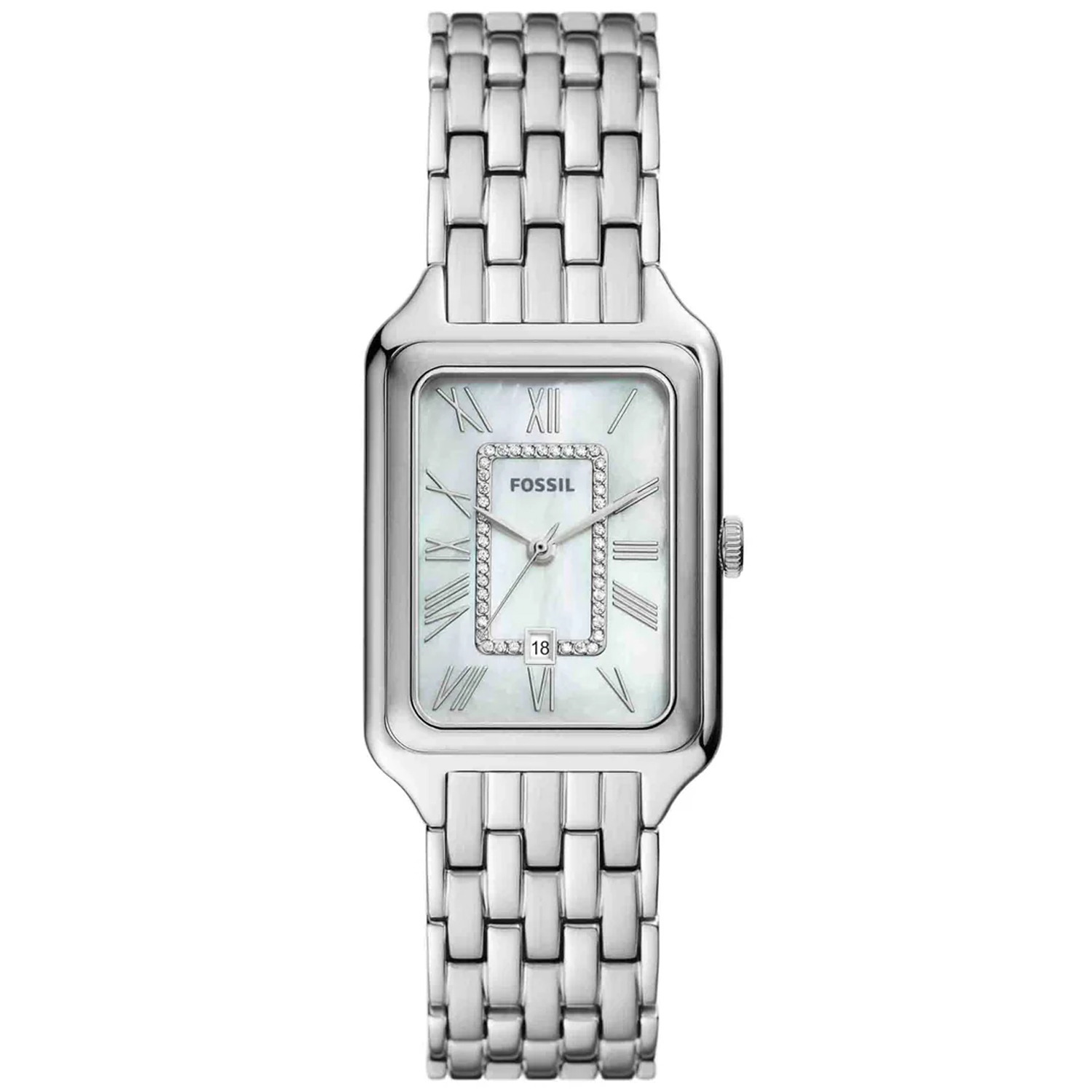 Fossil Raquel 26mm White MOP Dial Quartz Women's Watch ES5306