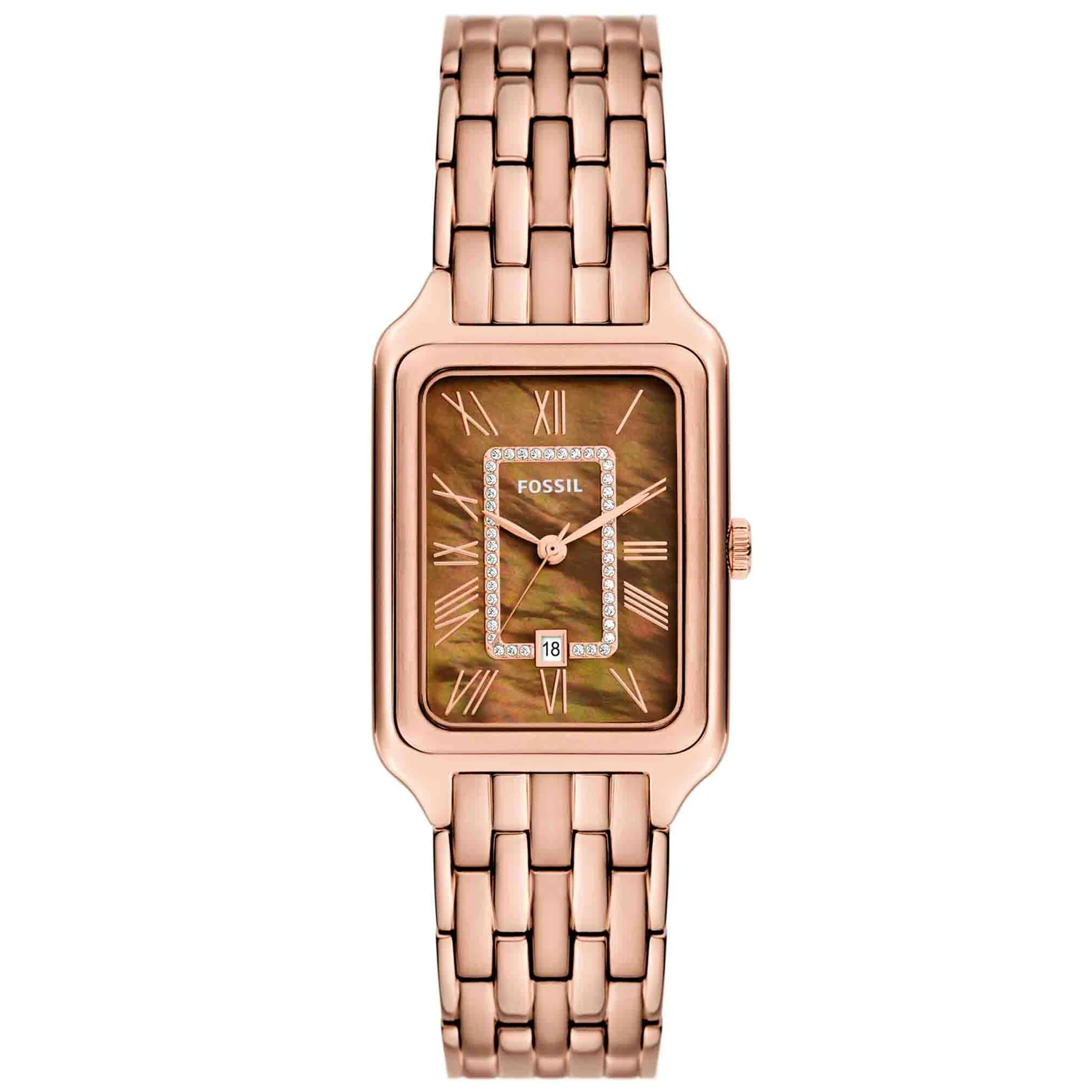 Fossil Raquel 26mm Brown MOP Dial Quartz Women's Watch ES5323