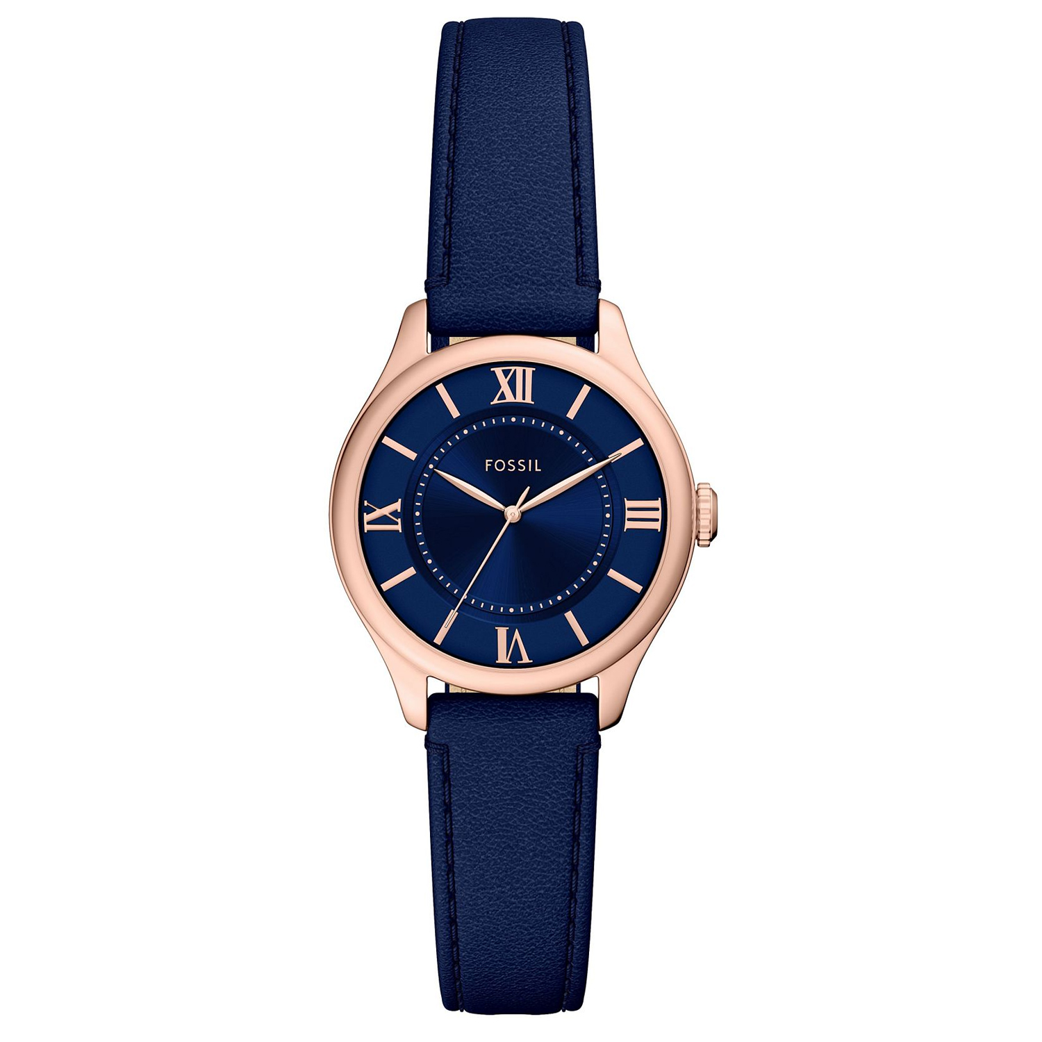 Fossil Gilmore 28mm Blue Dial Quartz Women's Watch ES5424