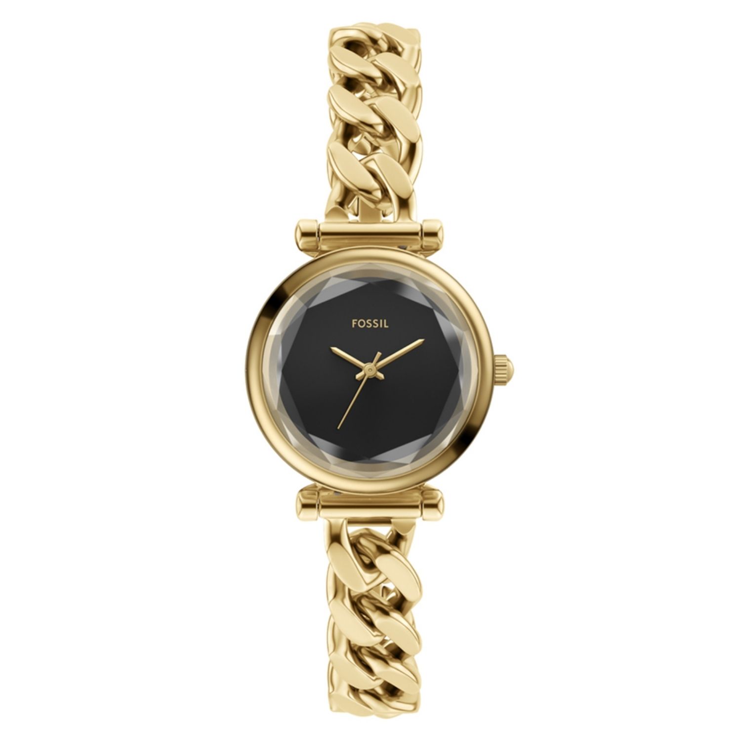 Fossil Carlie 20mm Black Dial Quartz Women's Watch ES5440