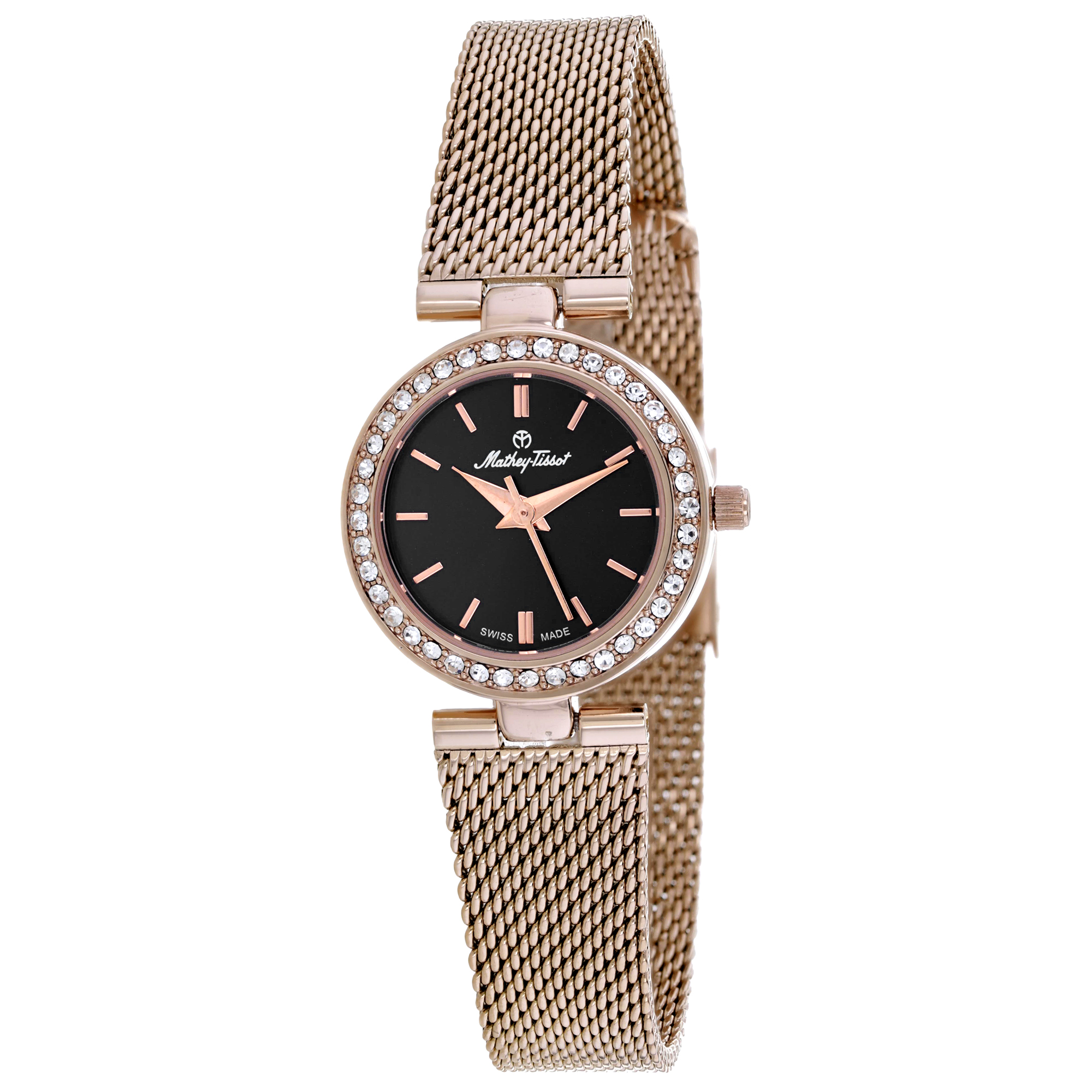 Mathey-Tissot Fleury XV 24mm Black Dial Quartz Women's Watch F003PN