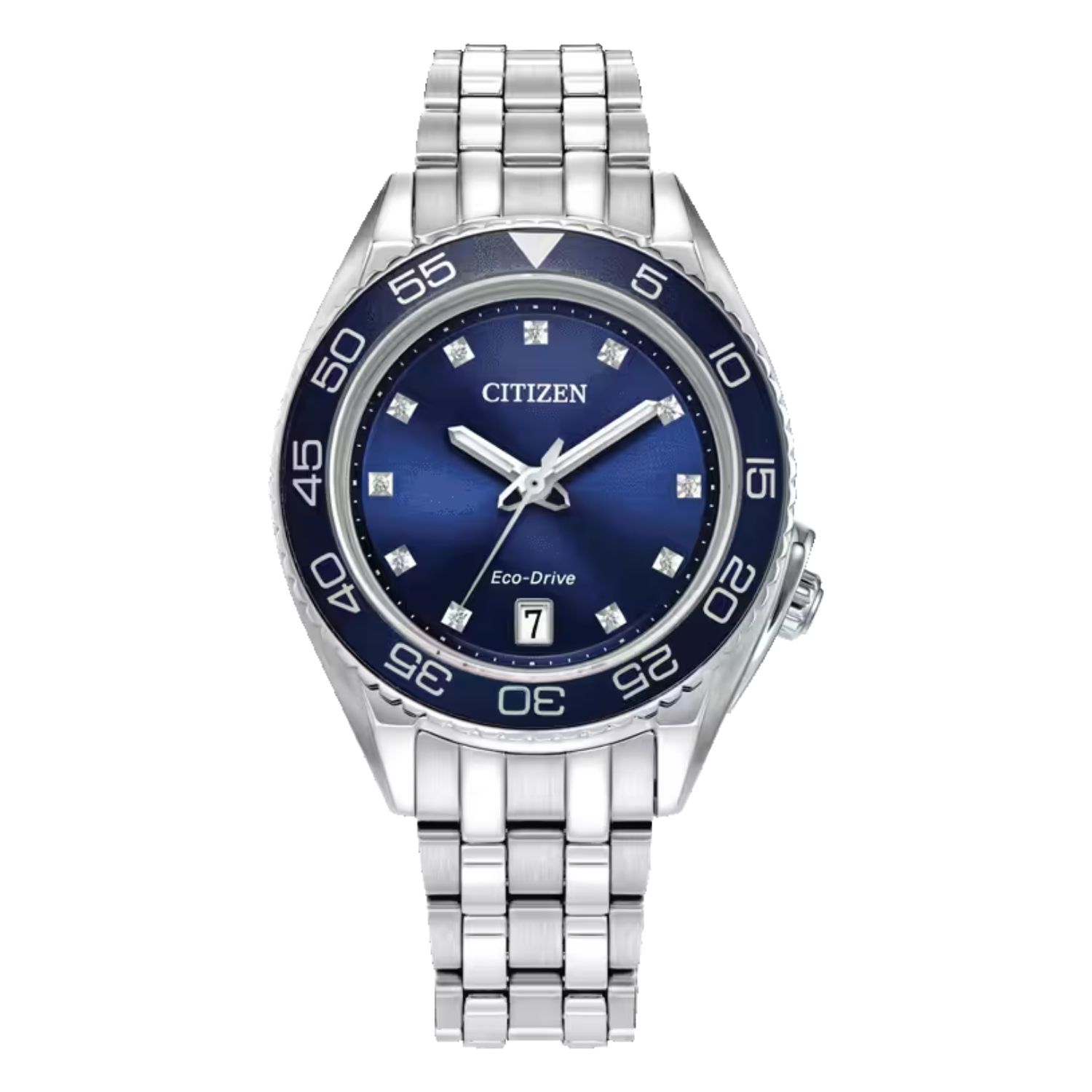 Citizen Carson 35mm Blue Dial Quartz Women's Watch FE6160-57L