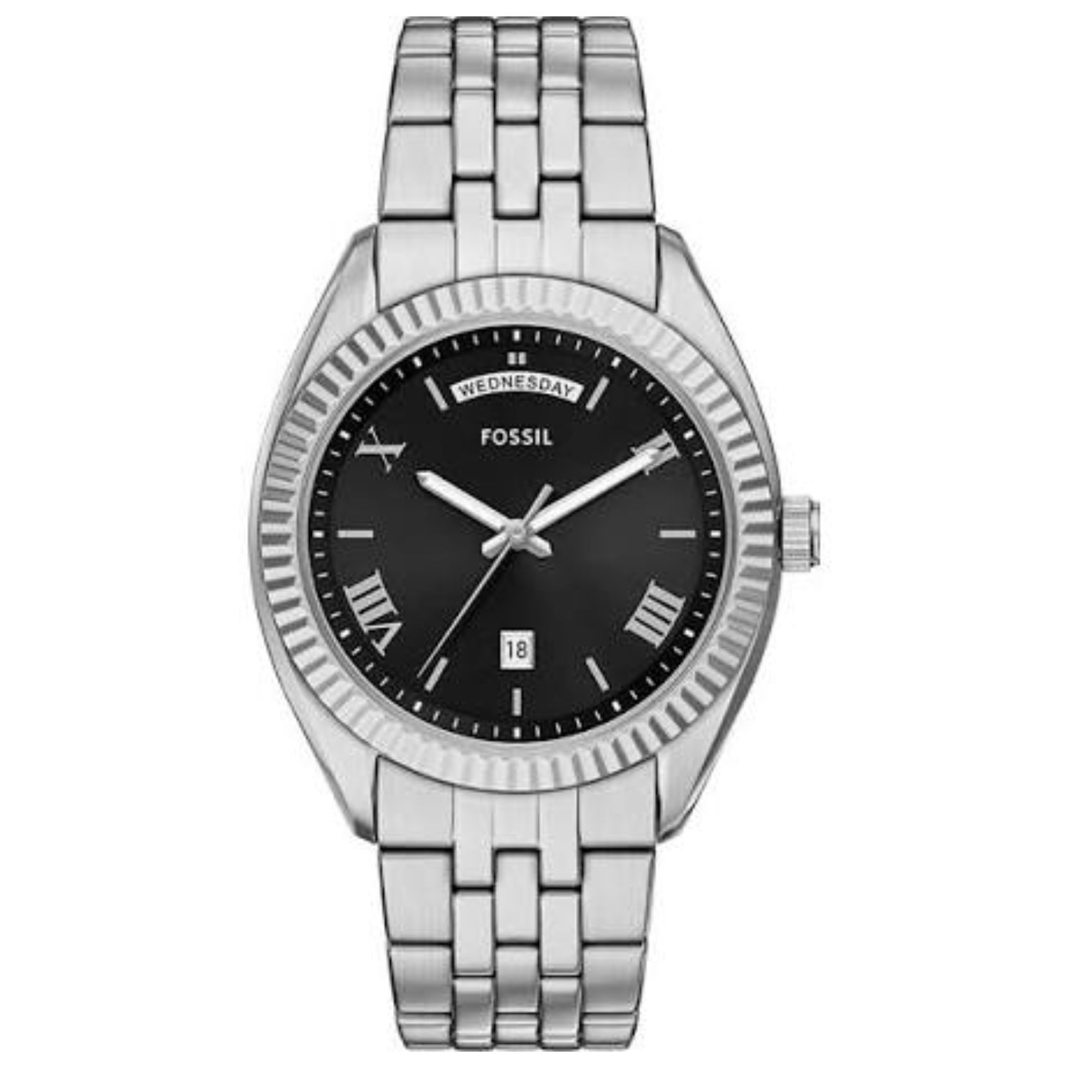Fossil Cantoli 42mm Silver Dial Quartz Men's Watch FS6139