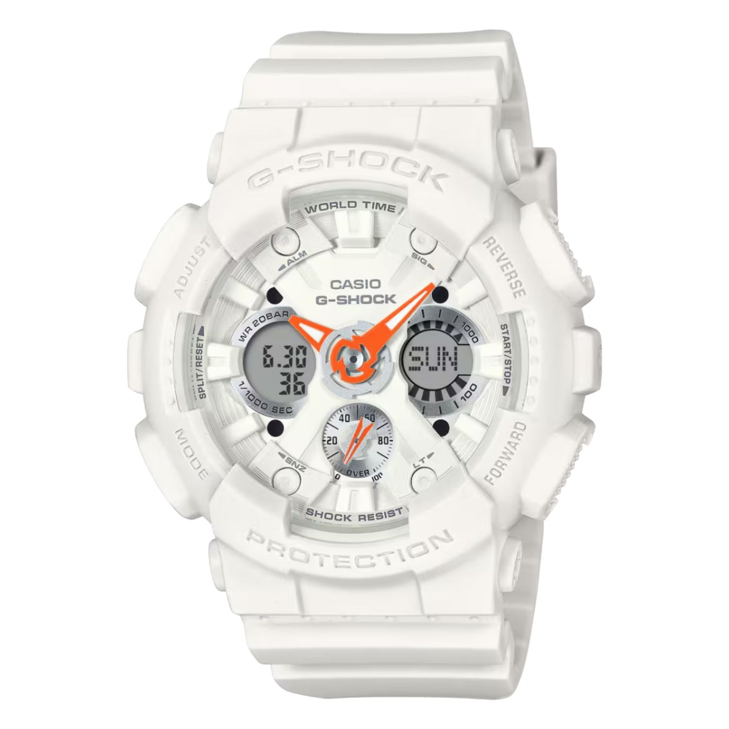 Casio Classic 49mm White Dial Quartz Women's Watch GMA-S120SA-7A1