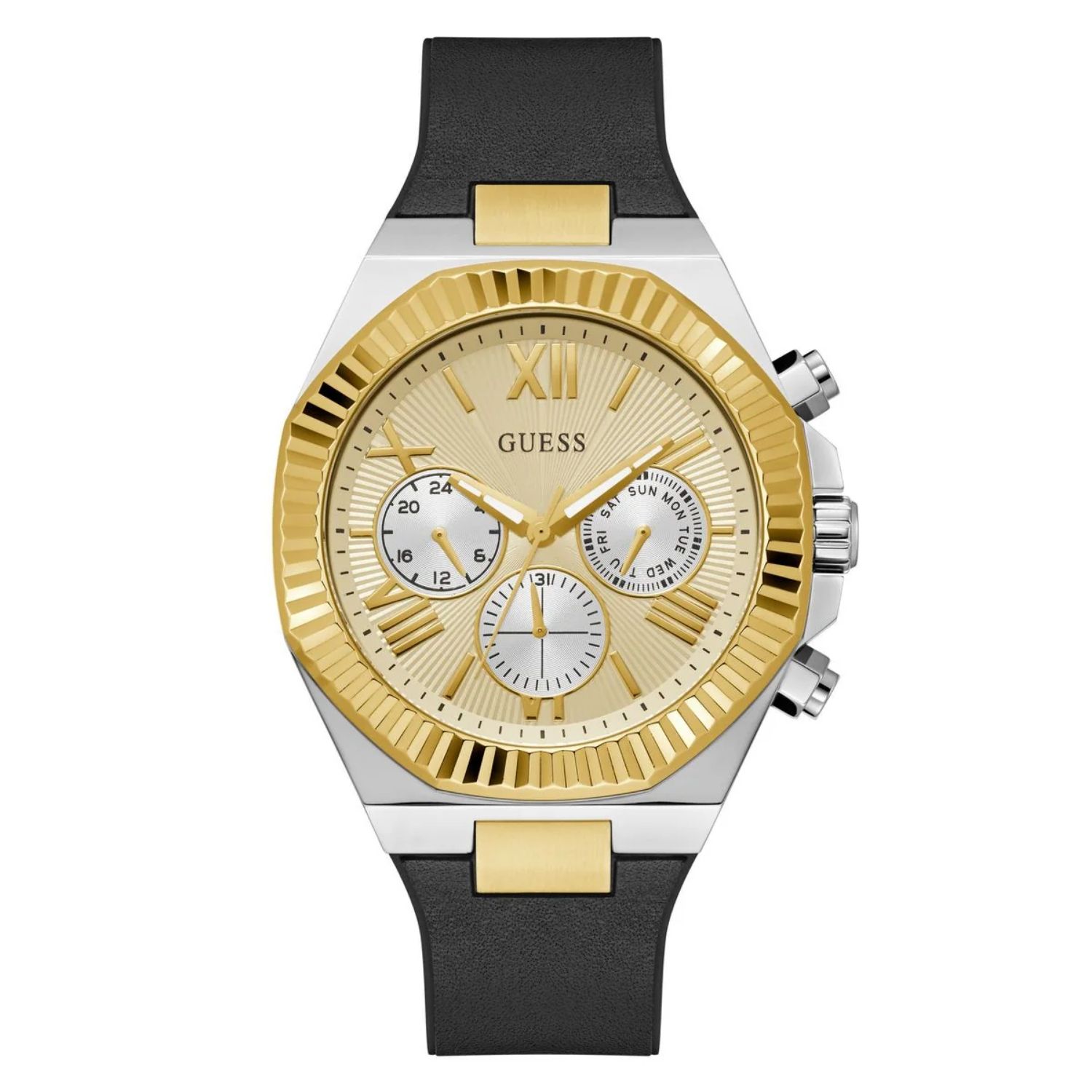 Guess Equity 44mm Gold Dial Quartz Men's Watch GW0791G1