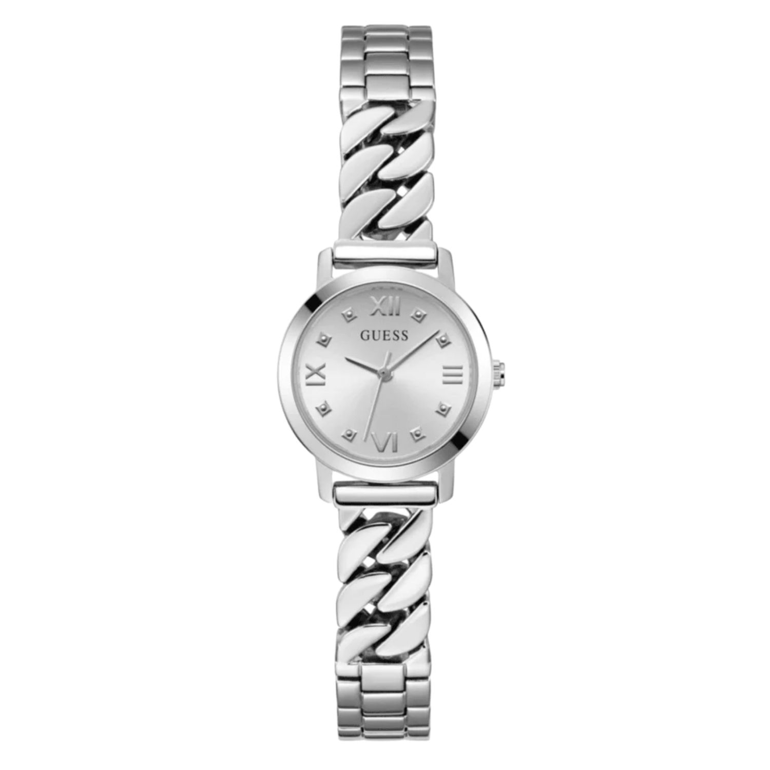 Guess Chime 25mm Silver Dial Quartz Women's Watch GW0867L1