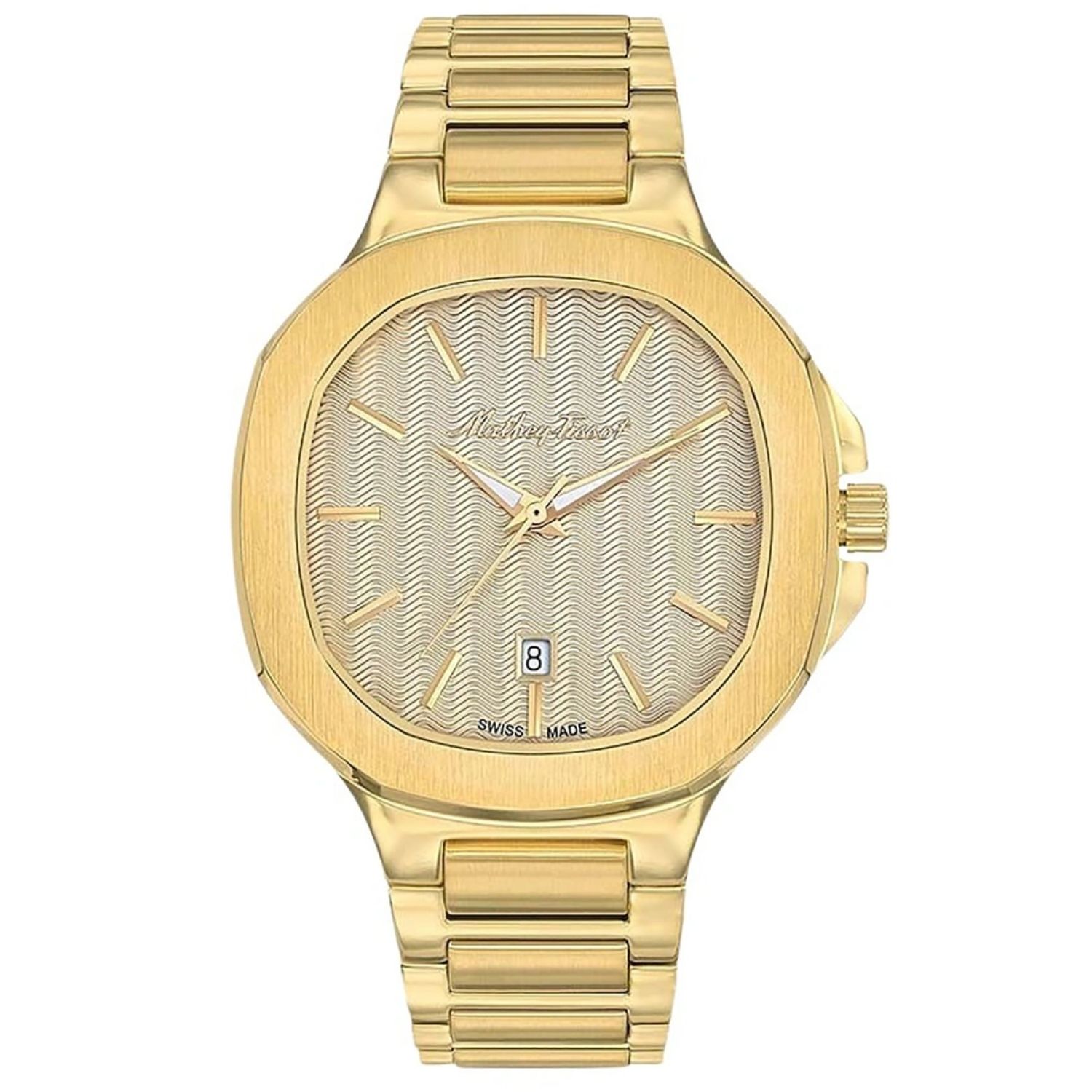 Mathey-Tissot Evasion 43mm Gold Dial Quartz Men's Watch H152PDI