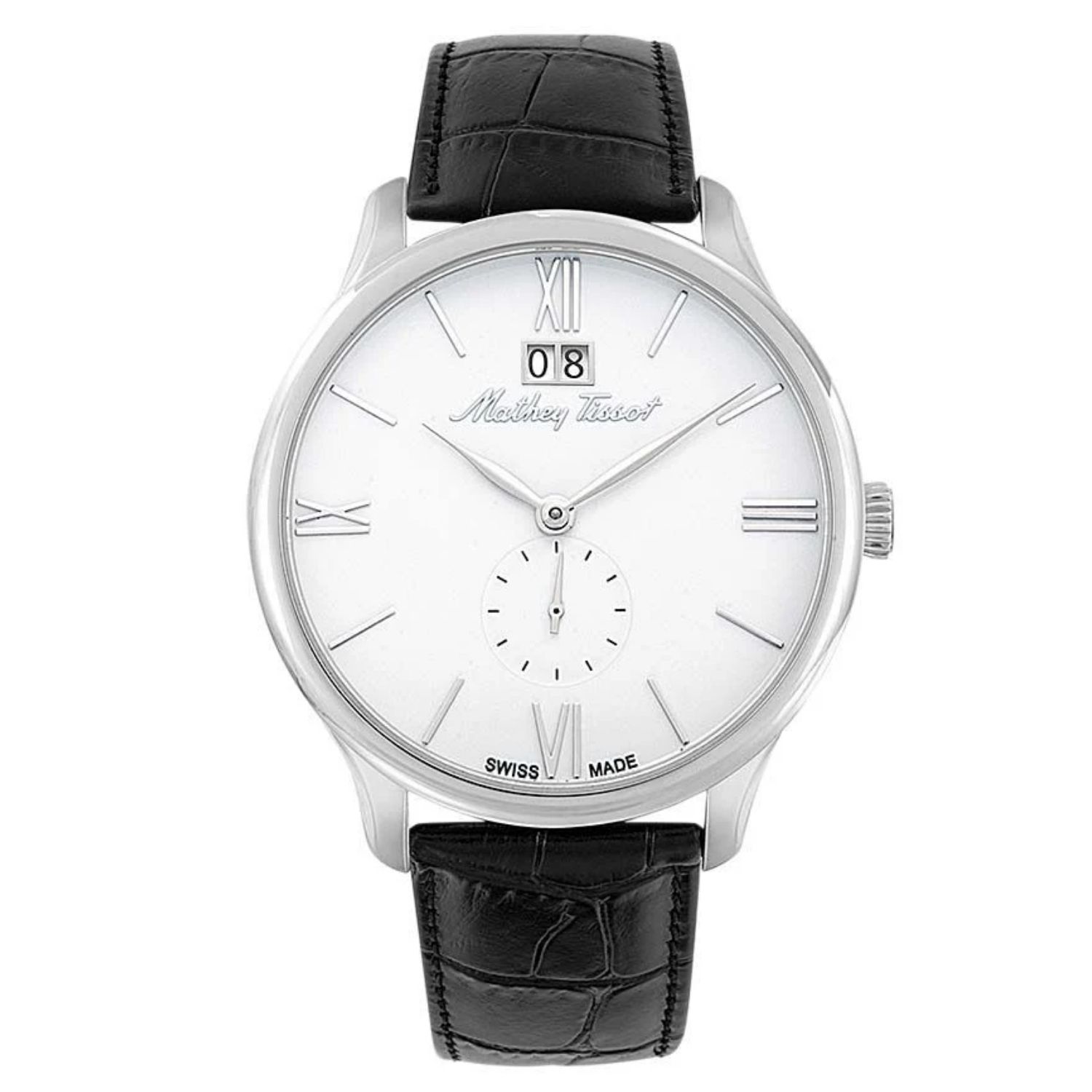 Mathey-Tissot Edmond 42mm White Dial Quartz Men's Watch H1886QAI