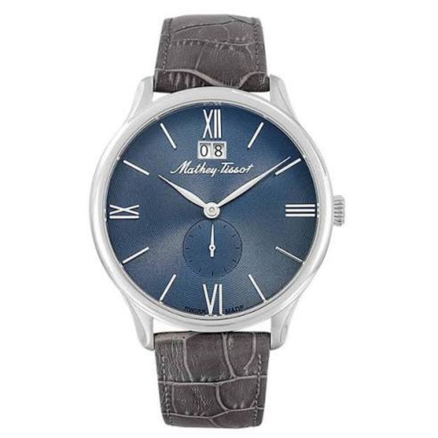 Mathey-Tissot Edmond 42mm Blue Dial Quartz Men's Watch H1886QAS