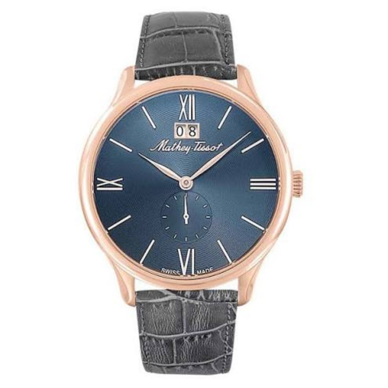 Mathey-Tissot Edmond 42mm Blue Dial Quartz Men's Watch H1886QPS