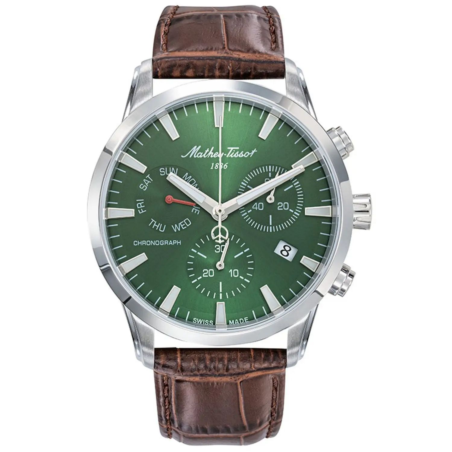 Mathey-Tissot Ares Chrono 42mm Green Dial Quartz Men's Watch H197CHALV