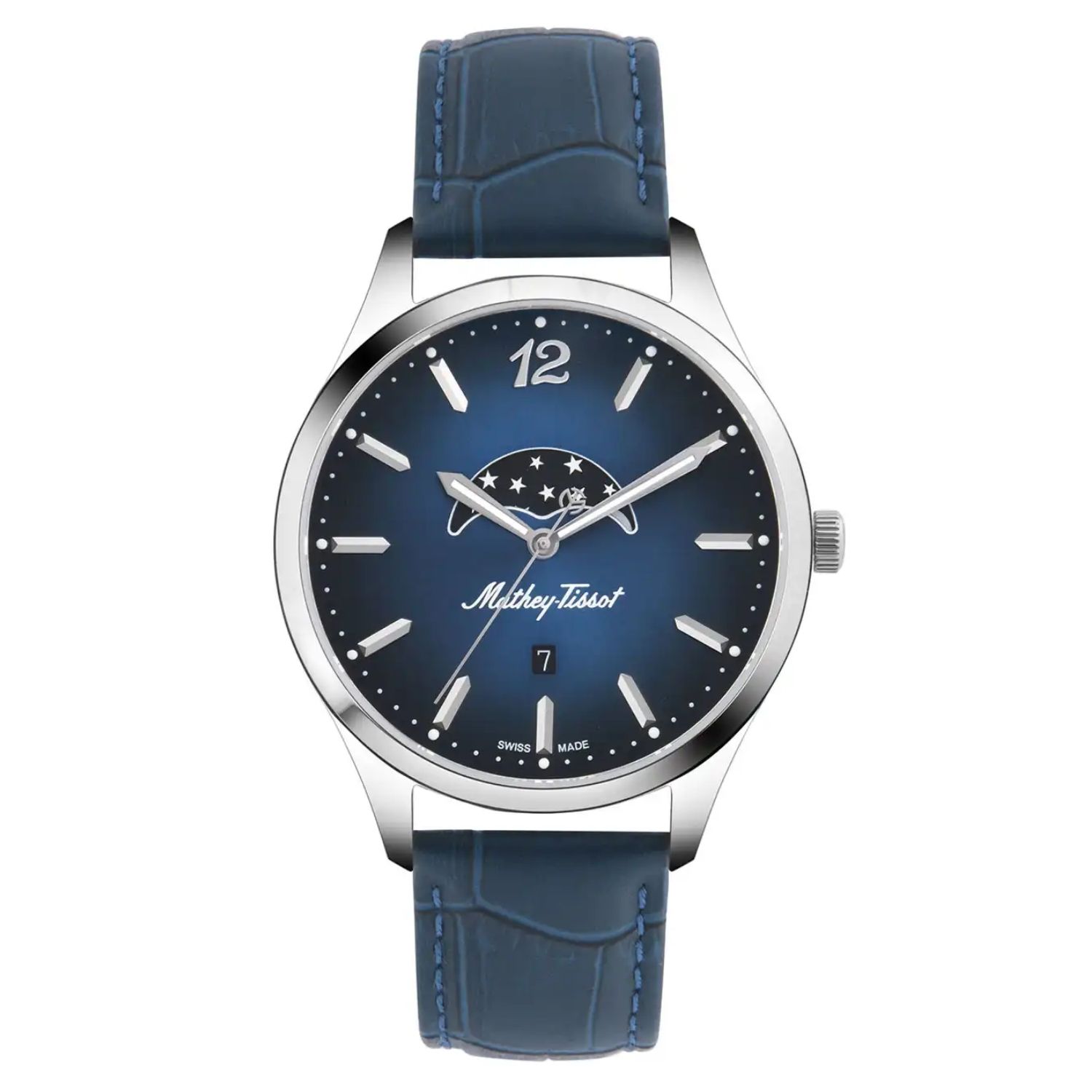 Mathey-Tissot Urban 42mm Blue Dial Quartz Men's Watch H411LABU