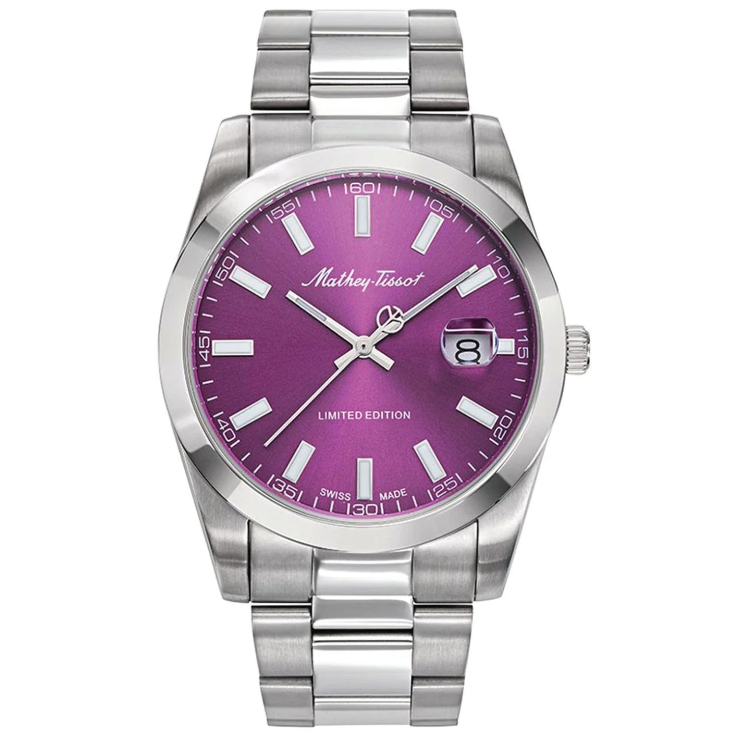 Mathey-Tissot Mathy Sunray 40mm Purple Dial Quartz Men's Watch H451PU