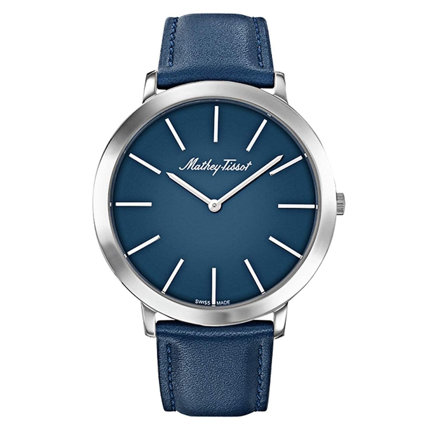 Mathey-Tissot Darius 42mm Blue Dial Quartz Men's Watch H7915ABU