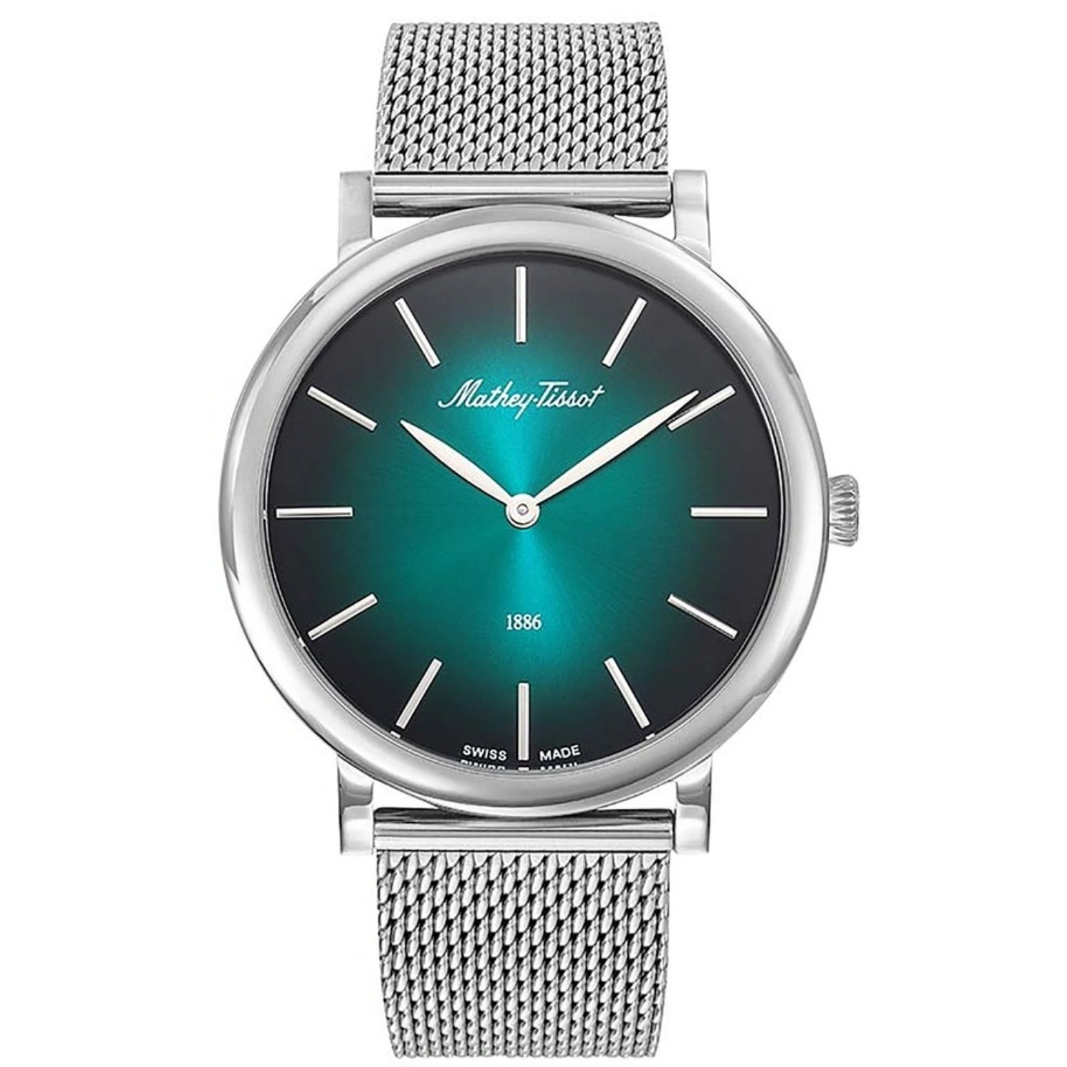 Mathey-Tissot Monsoon 40mm Green Dial Quartz Men's Watch H7916AV