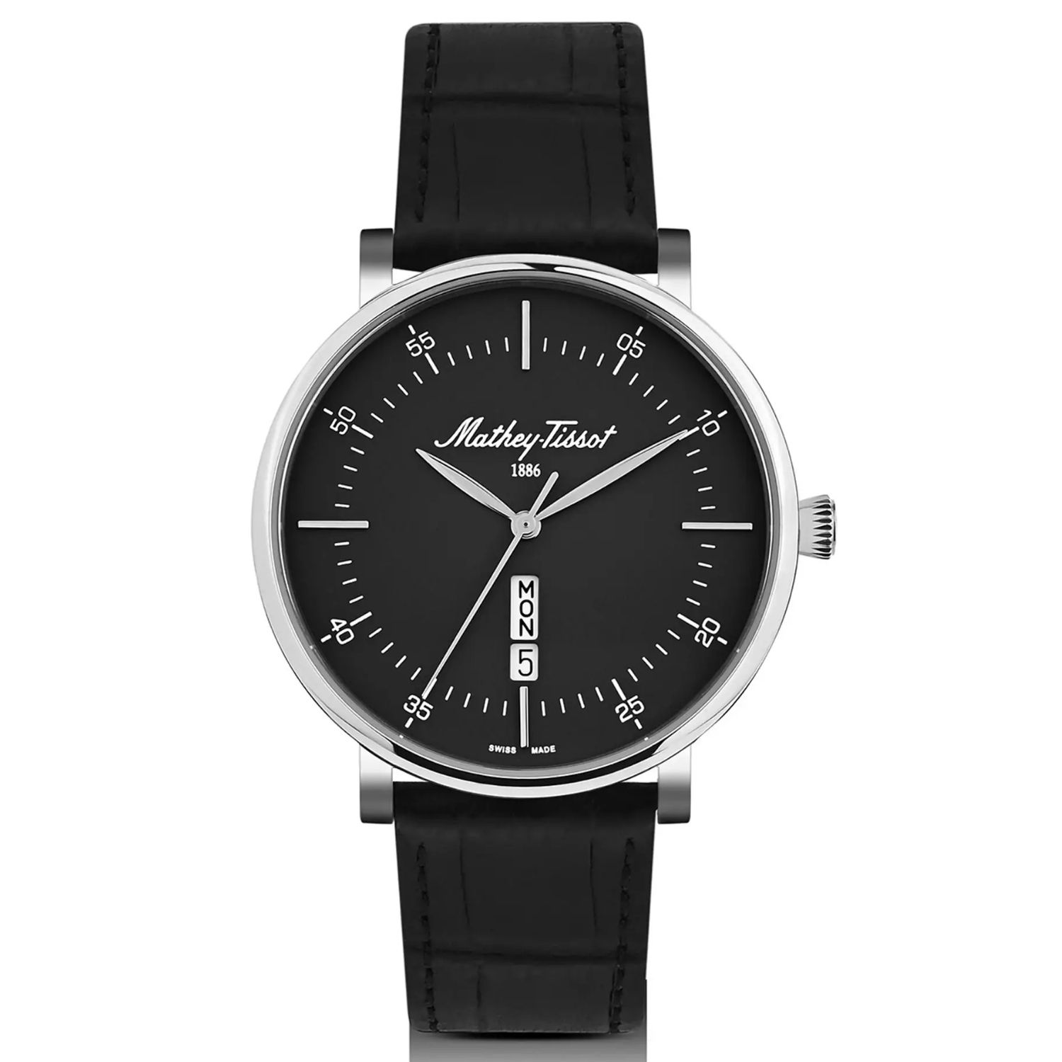 Mathey-Tissot Monsoon Day-Date 40mm Black Dial Quartz Men's Watch H7918ALN