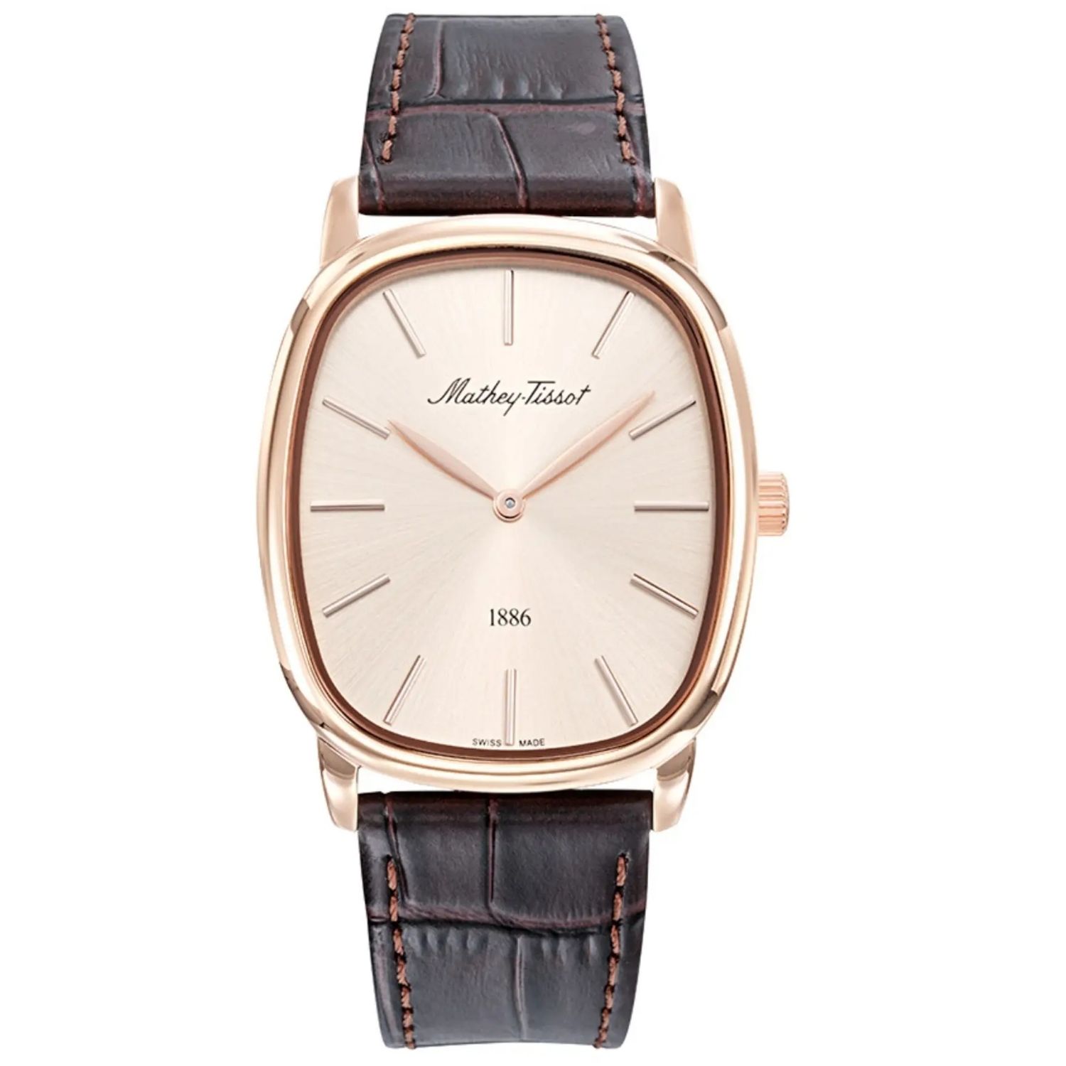 Mathey-Tissot Martin 39mm Pink Dial Quartz Men's Watch H7919PLDI
