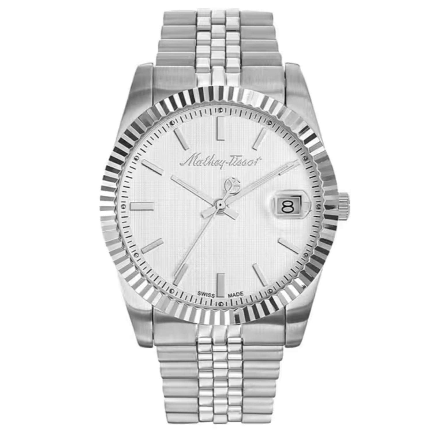 Mathey-Tissot Mathy III 40mm Silver Dial Quartz Men's Watch H810AI