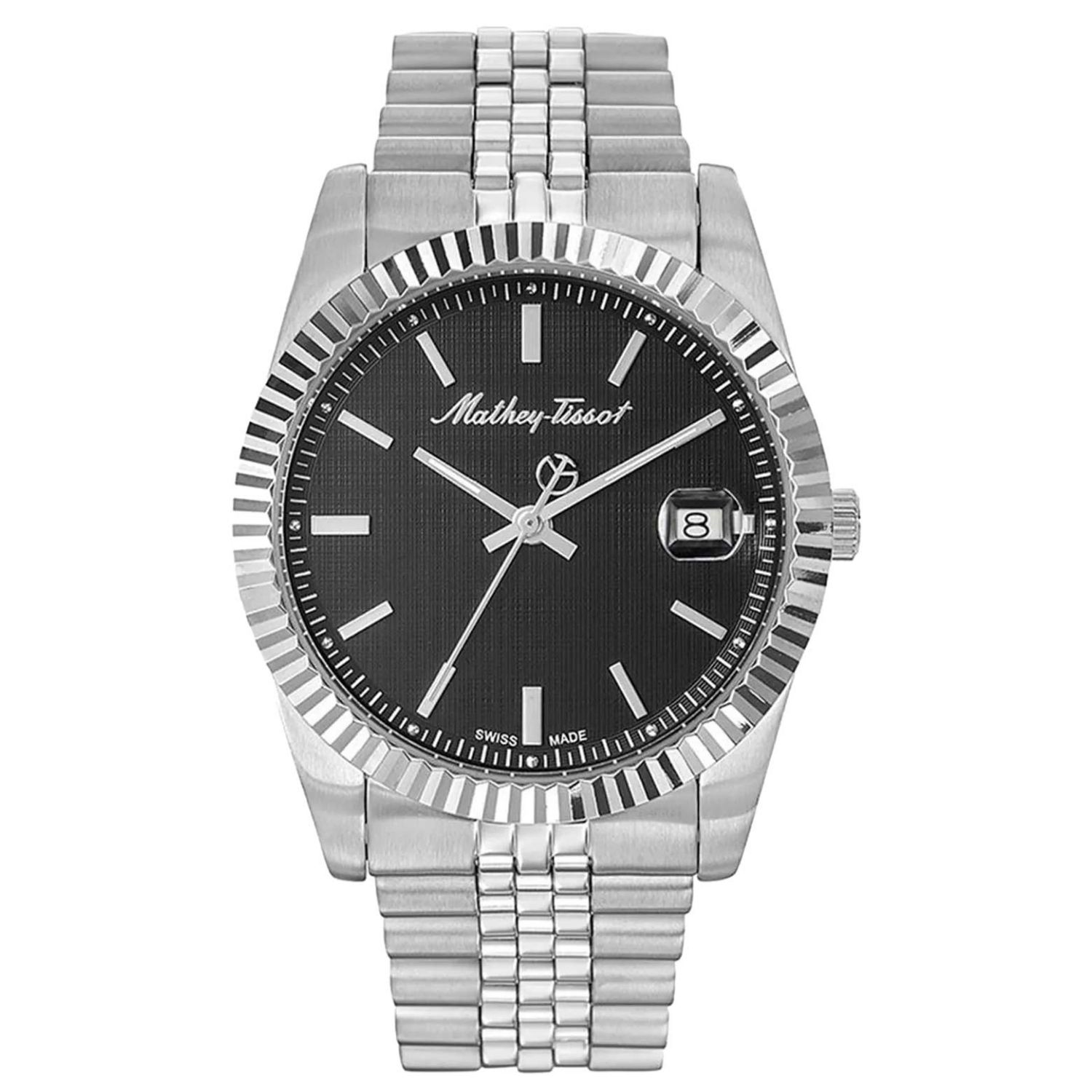 Mathey-Tissot Mathy III 40mm Black Dial Quartz Men's Watch H810AN