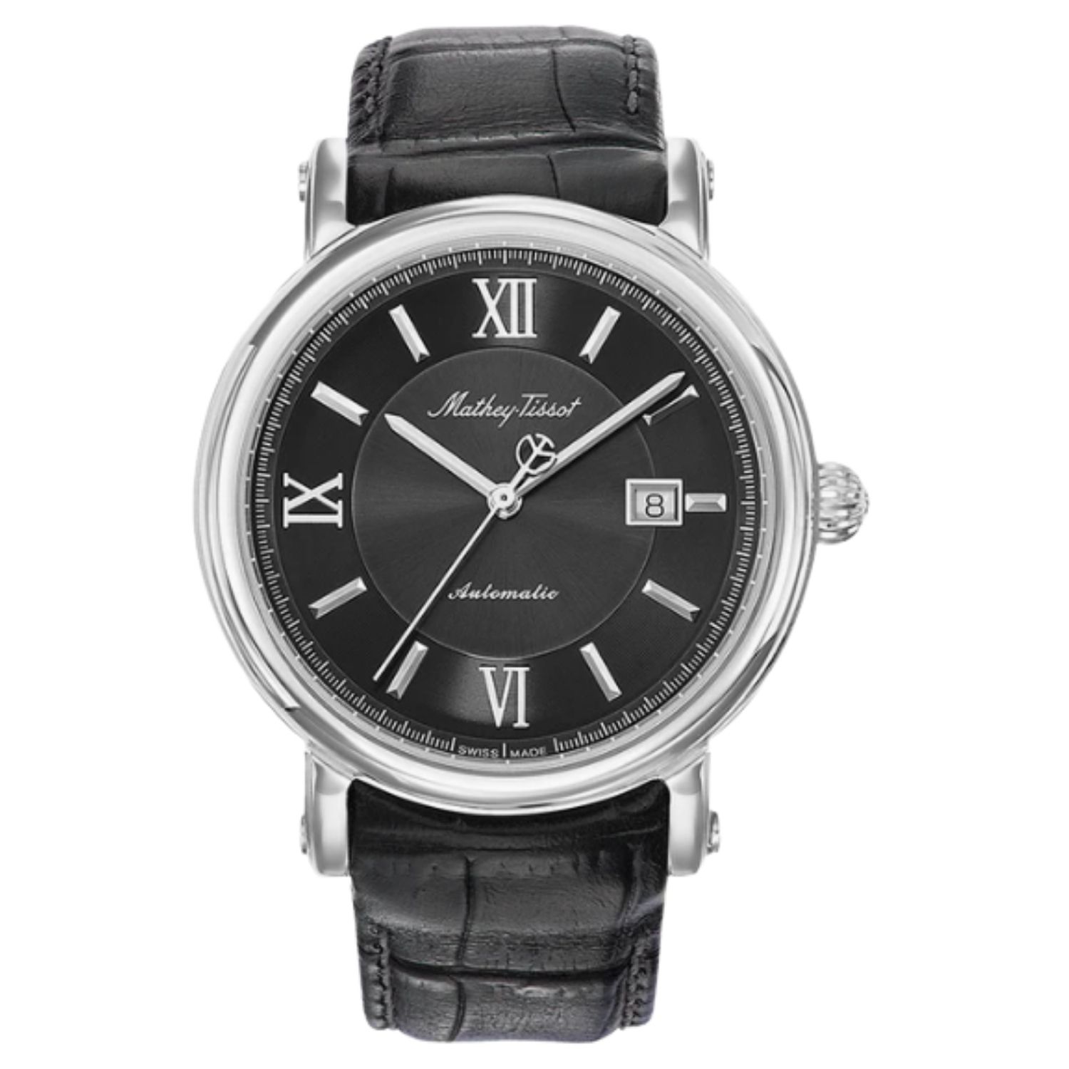 Mathey-Tissot Renaissance 43mm Black Dial Quartz Men's Watch H9030AN