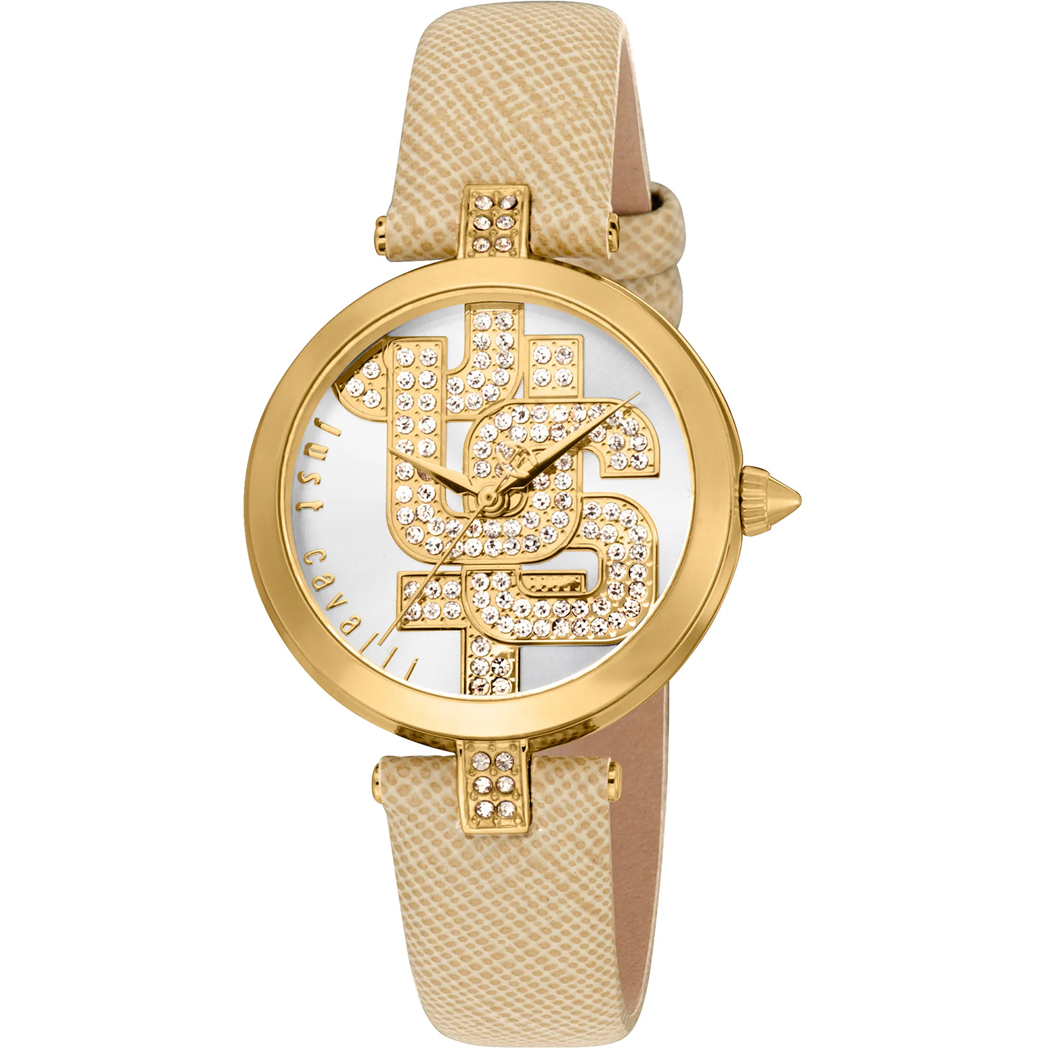 Just Cavalli Maiuscola 32mm Silver Dial Quartz Women's Watch JC1L241L0025
