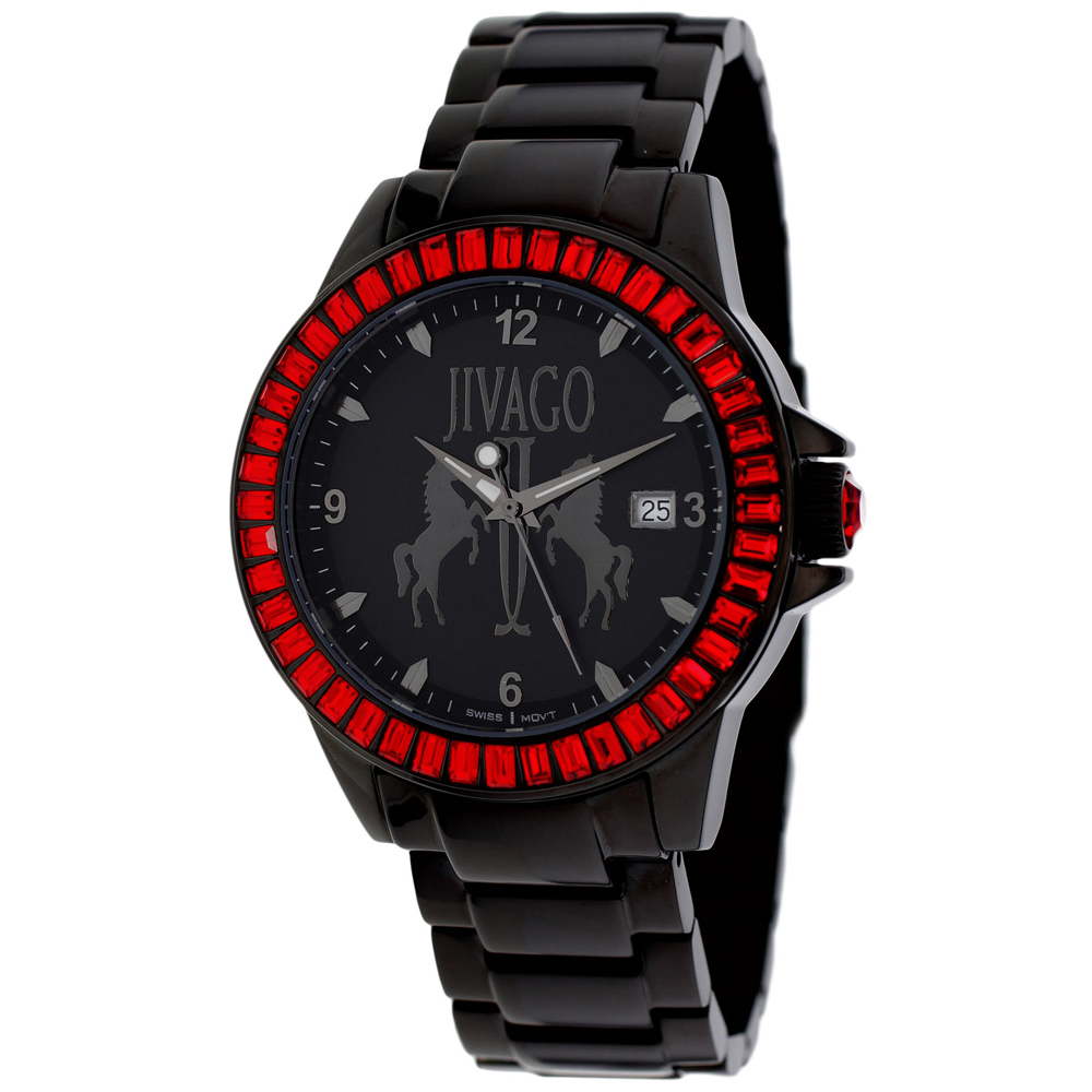 Jivago Folie 42mm Black Dial Swiss Parts Quartz Women's Watch JV4216