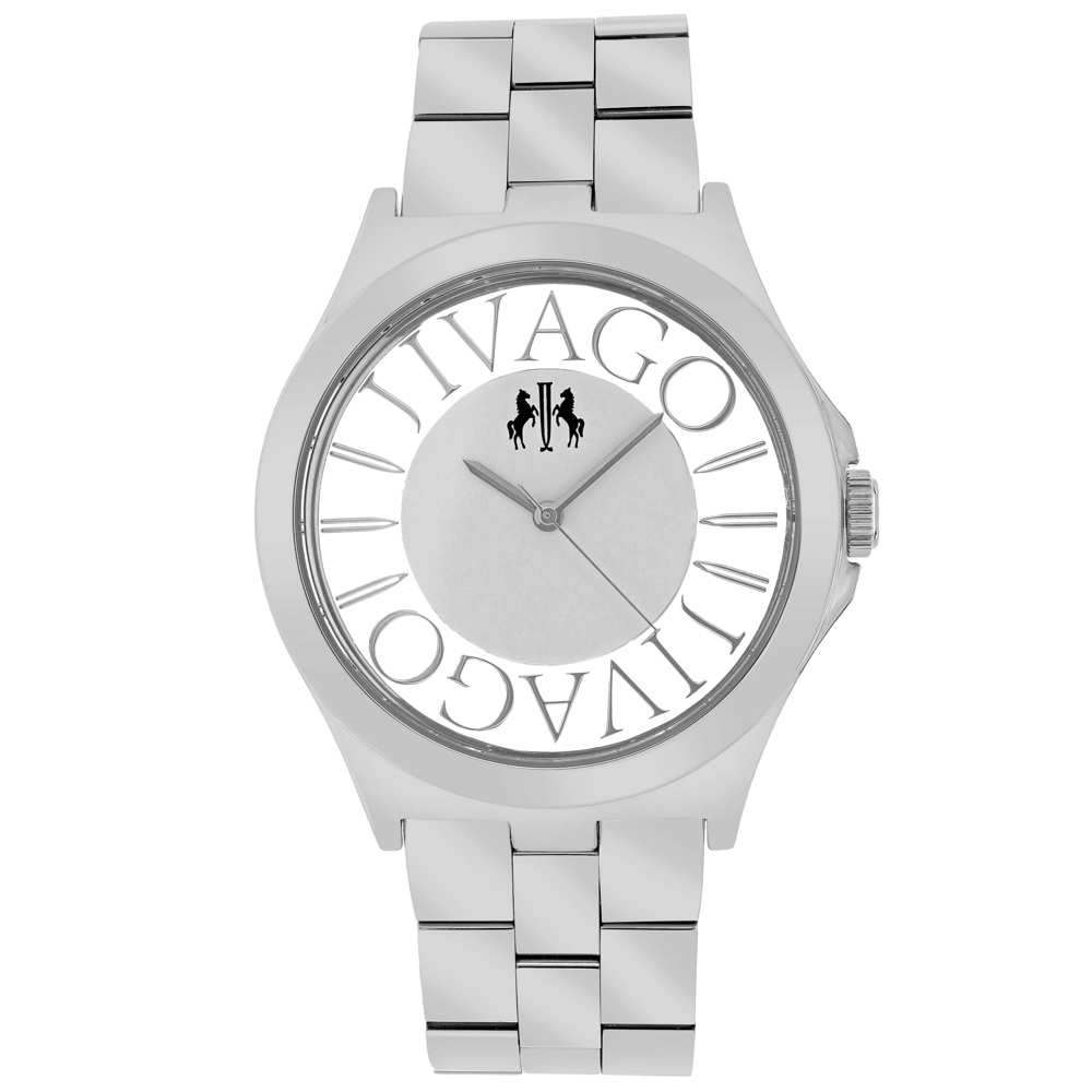 Jivago Fun 40mm Silver Dial Swiss Parts Quartz Women's Watch JV8410