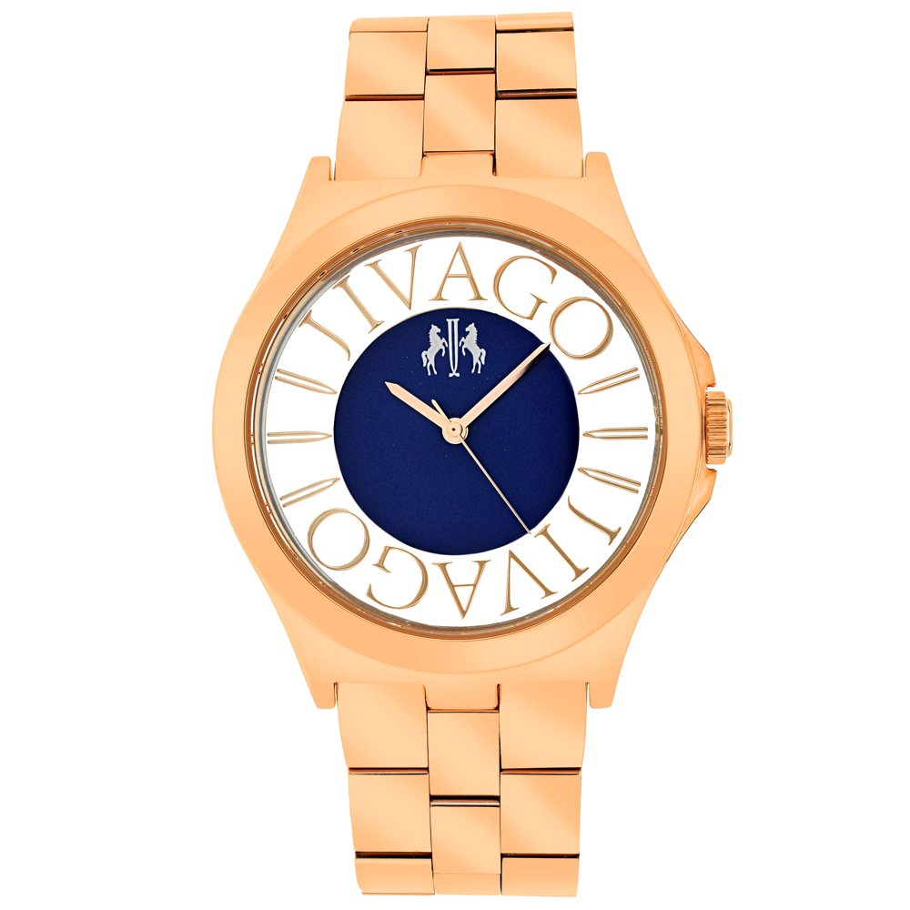Jivago Fun 40mm Black Dial Swiss Parts Quartz Women's Watch JV8412
