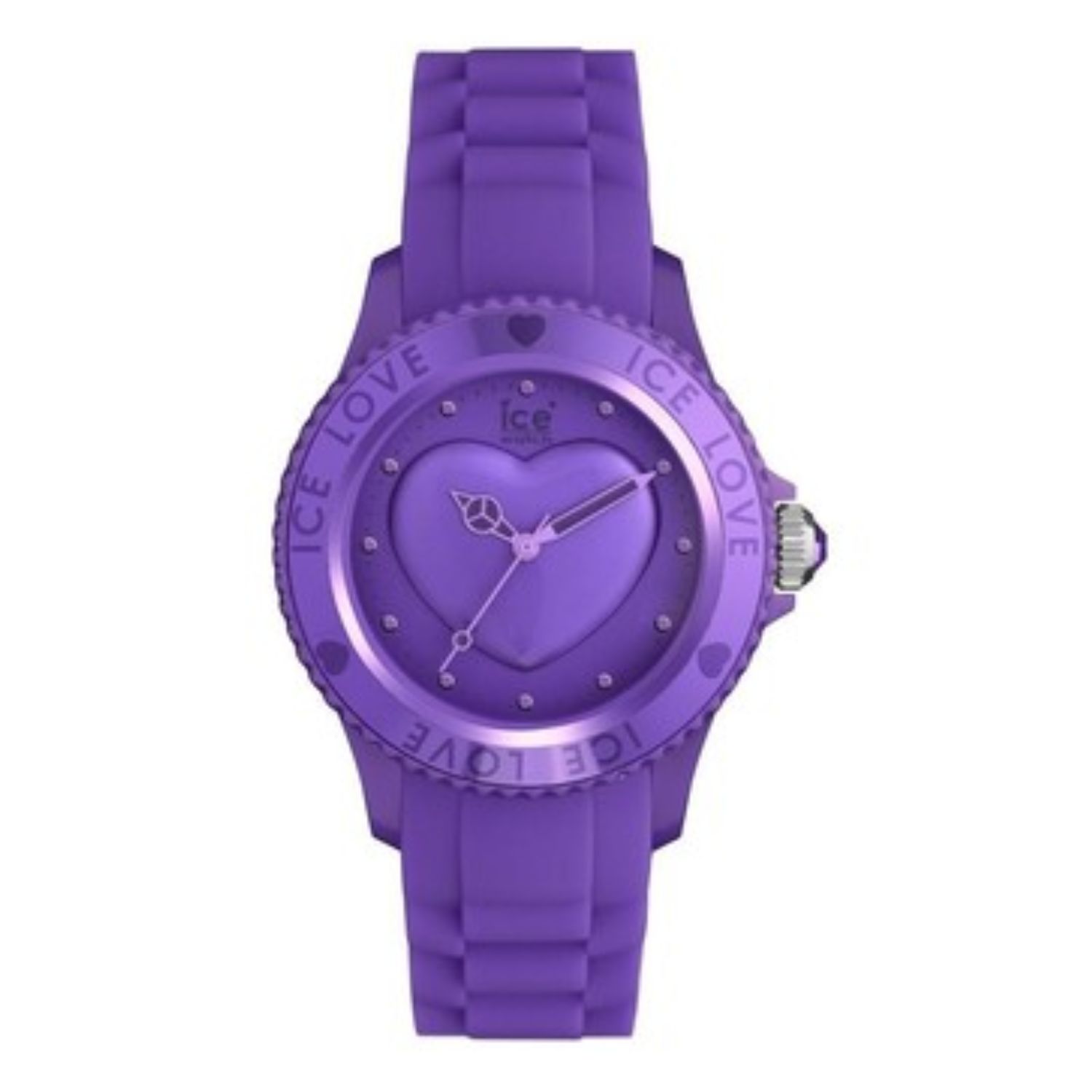 Ice-Watch Ice Love 38mm Purple Dial Quartz Women's Watch LO.LR.U.S.11