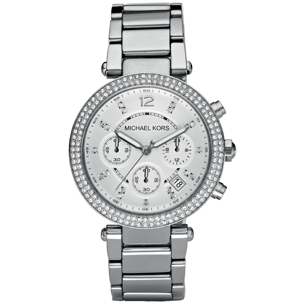 Michael Kors Parker 39mm Silver Dial Quartz Women's Watch MK5353