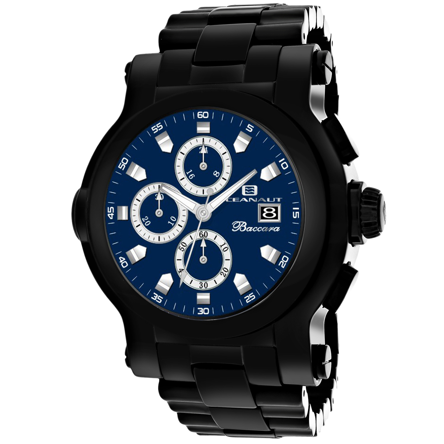 Oceanaut Baccara XL 50mm Blue Dial Quartz Men's Watch OC0829