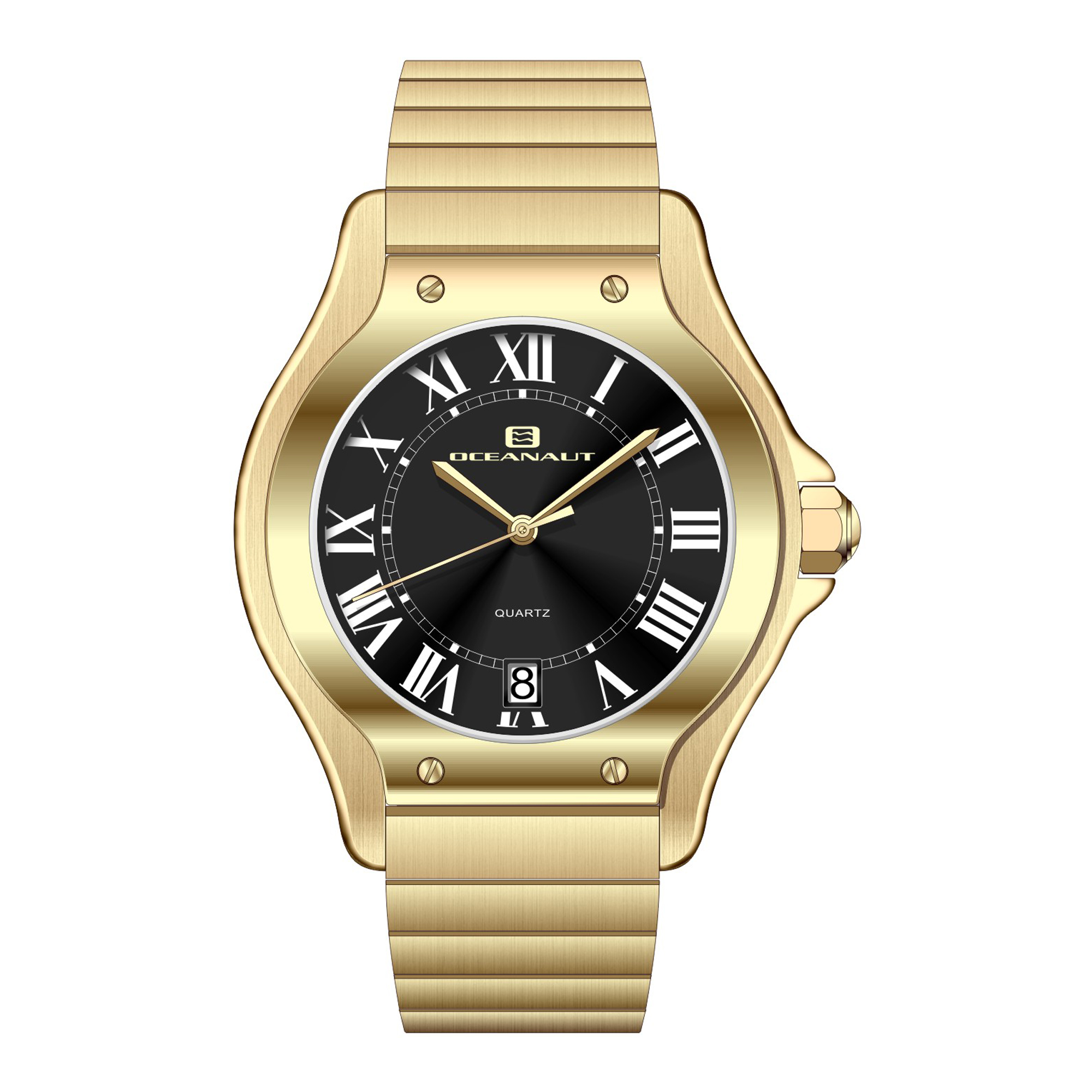 Oceanaut Rayonner 35mm Black Dial Quartz Women's Watch OC1295