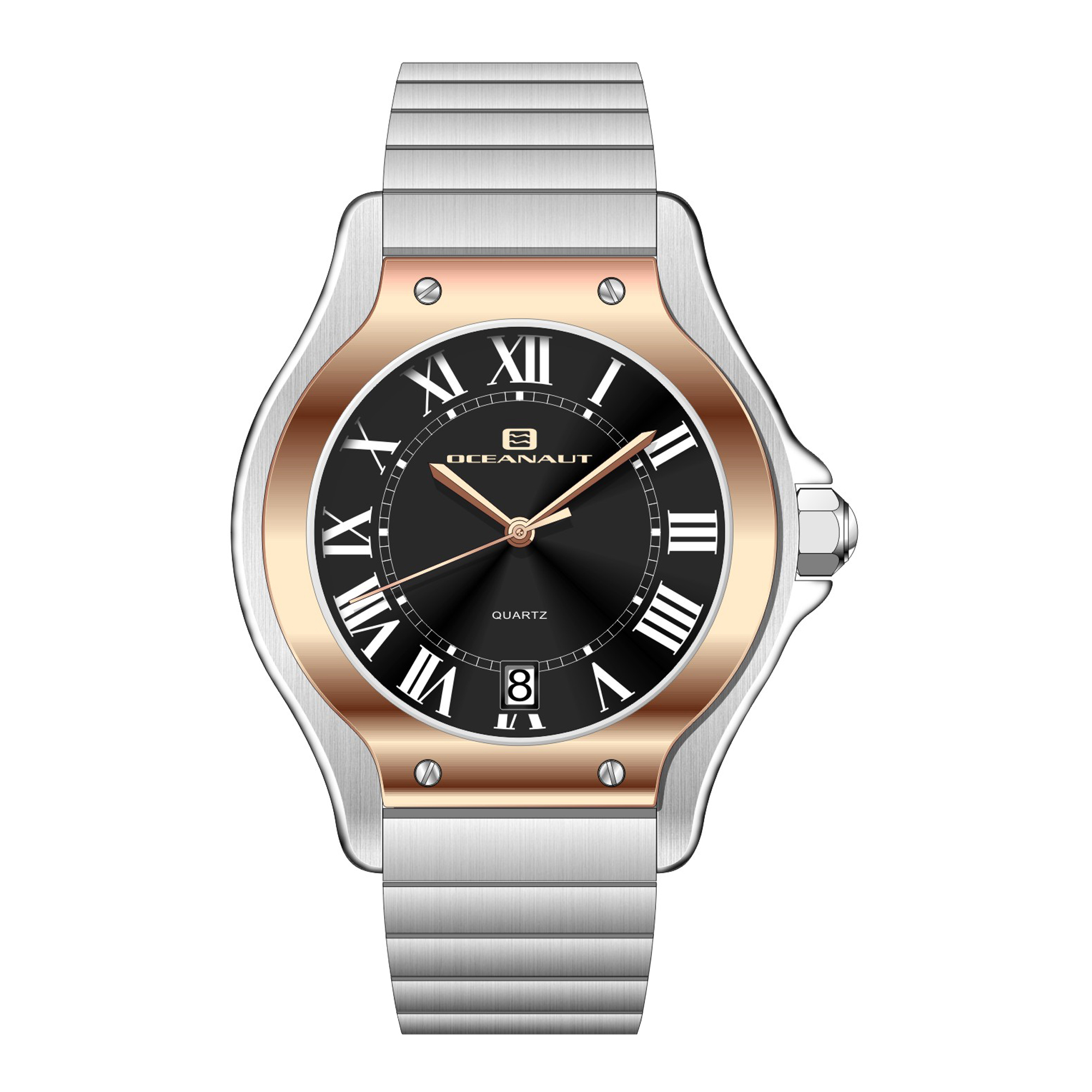 Oceanaut Rayonner 35mm Black Dial Quartz Women's Watch OC1299