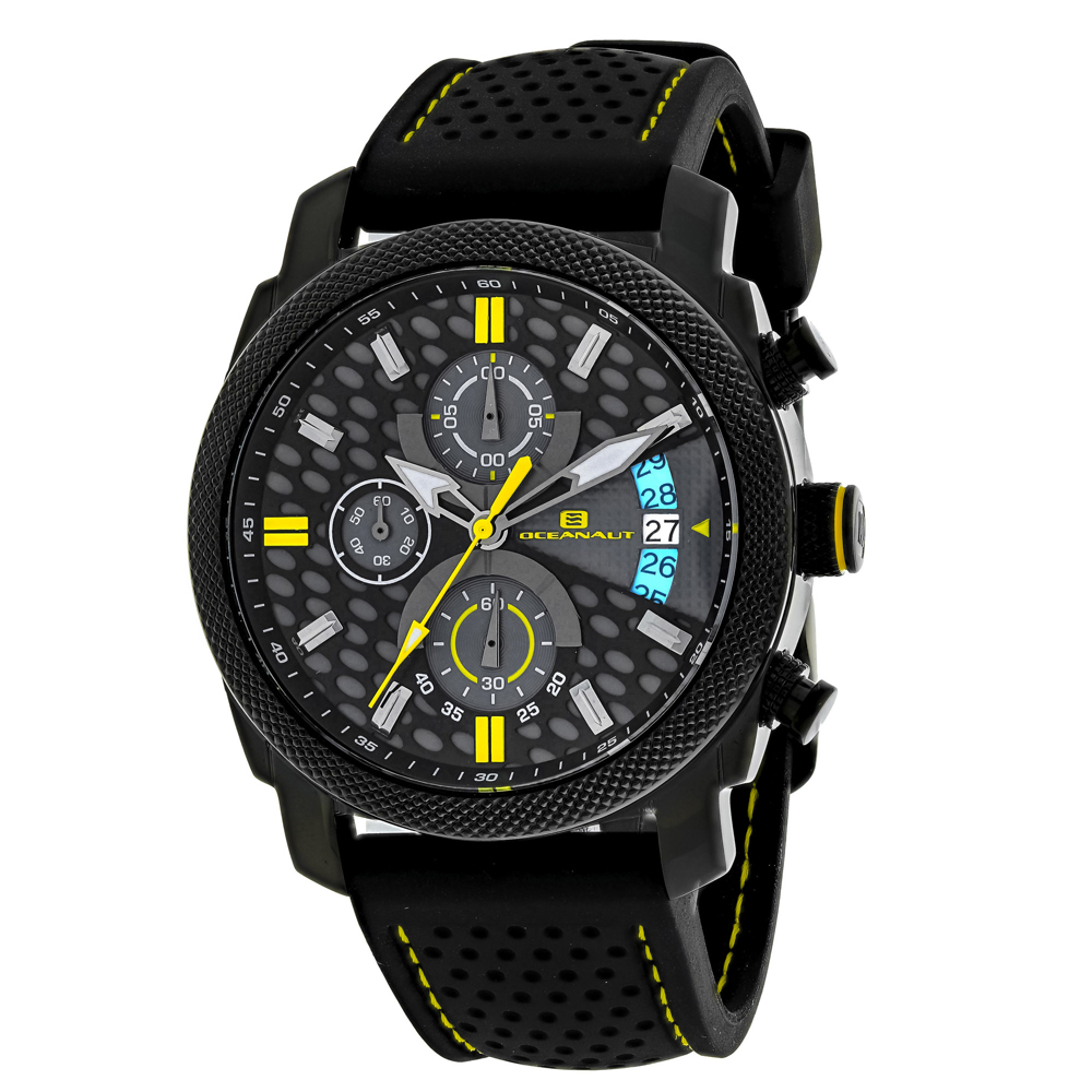 Oceanaut Kryptonite 42mm Black and Grey Dial Quartz Men's Watch OC2322