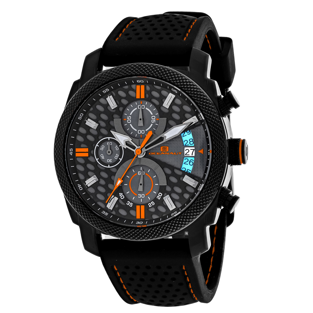 Oceanaut Kryptonite 42mm Black and Grey Dial Quartz Men's Watch OC2323