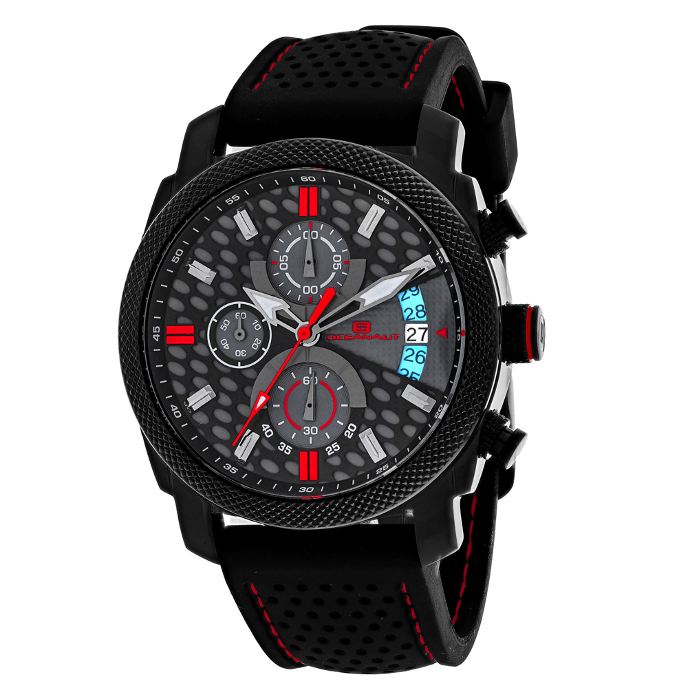 Oceanaut Kryptonite 42mm Black and Grey Dial Quartz Men's Watch OC2324