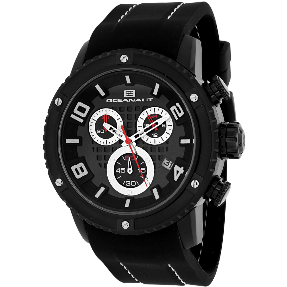 Oceanaut Impulse Sport 45mm Black Dial Quartz Men's Watch OC3124R
