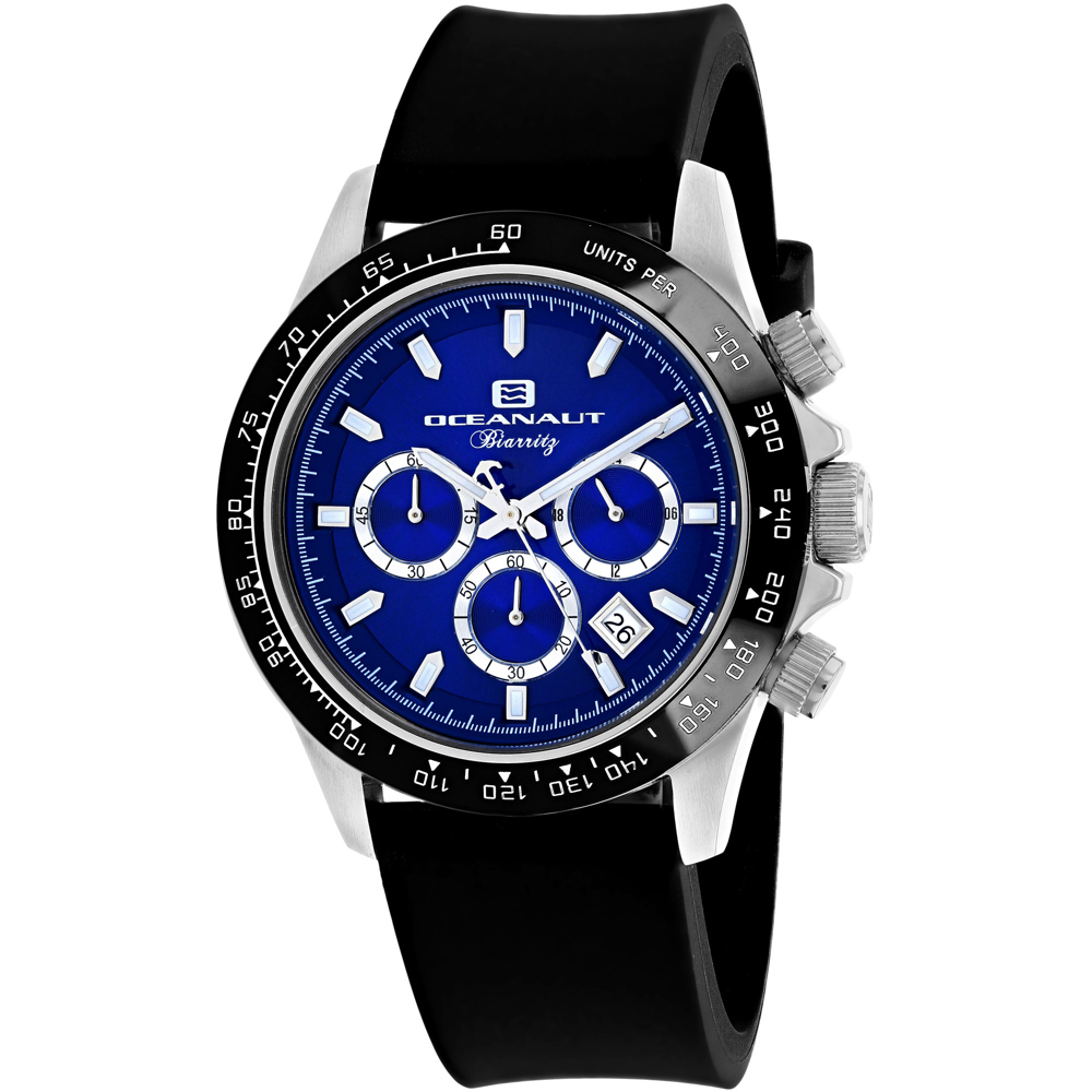Oceanaut Biarritz 44mm Blue Dial Quartz Men's Watch OC6113R