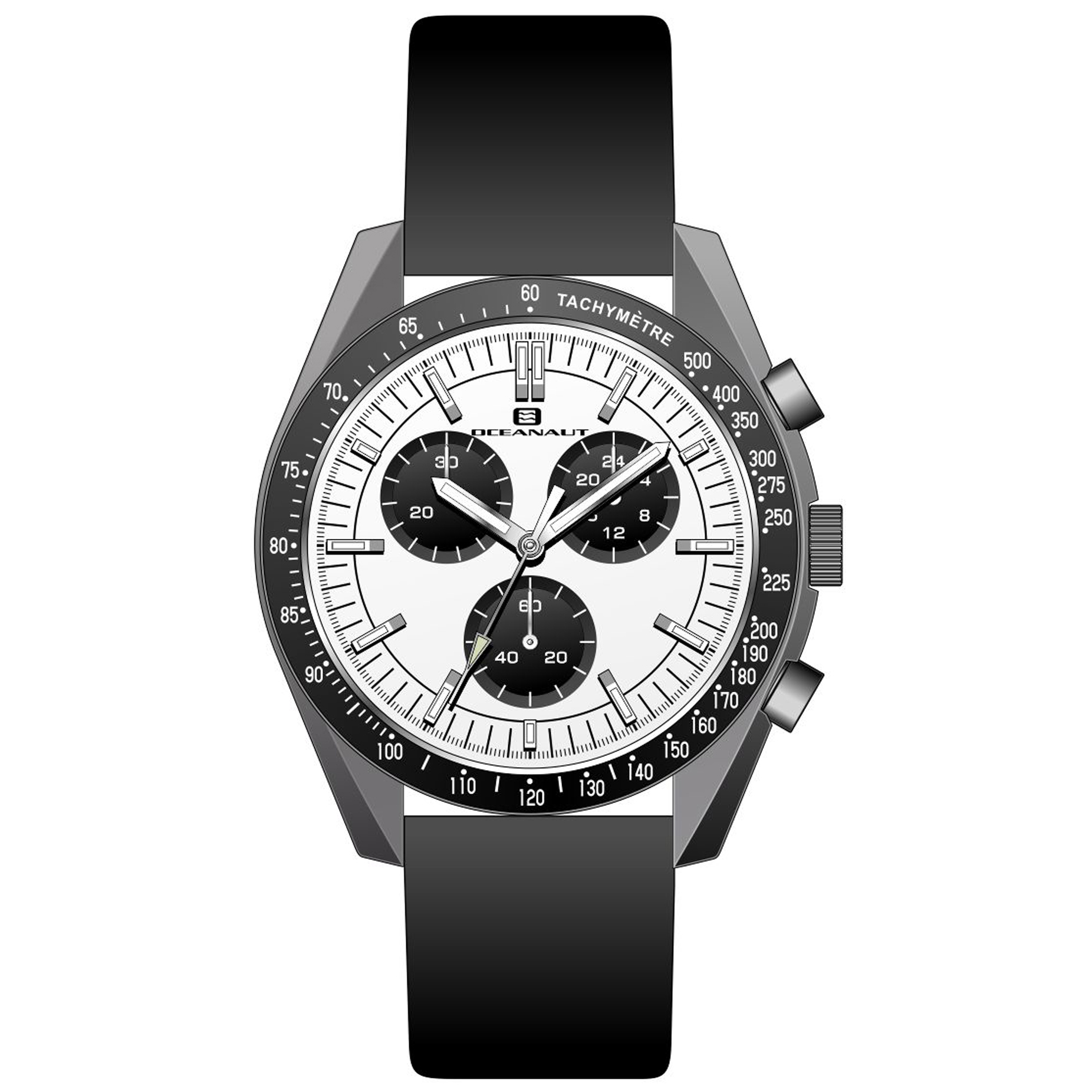Oceanaut Orbit 40mm White Dial Quartz Men's Watch OC7582
