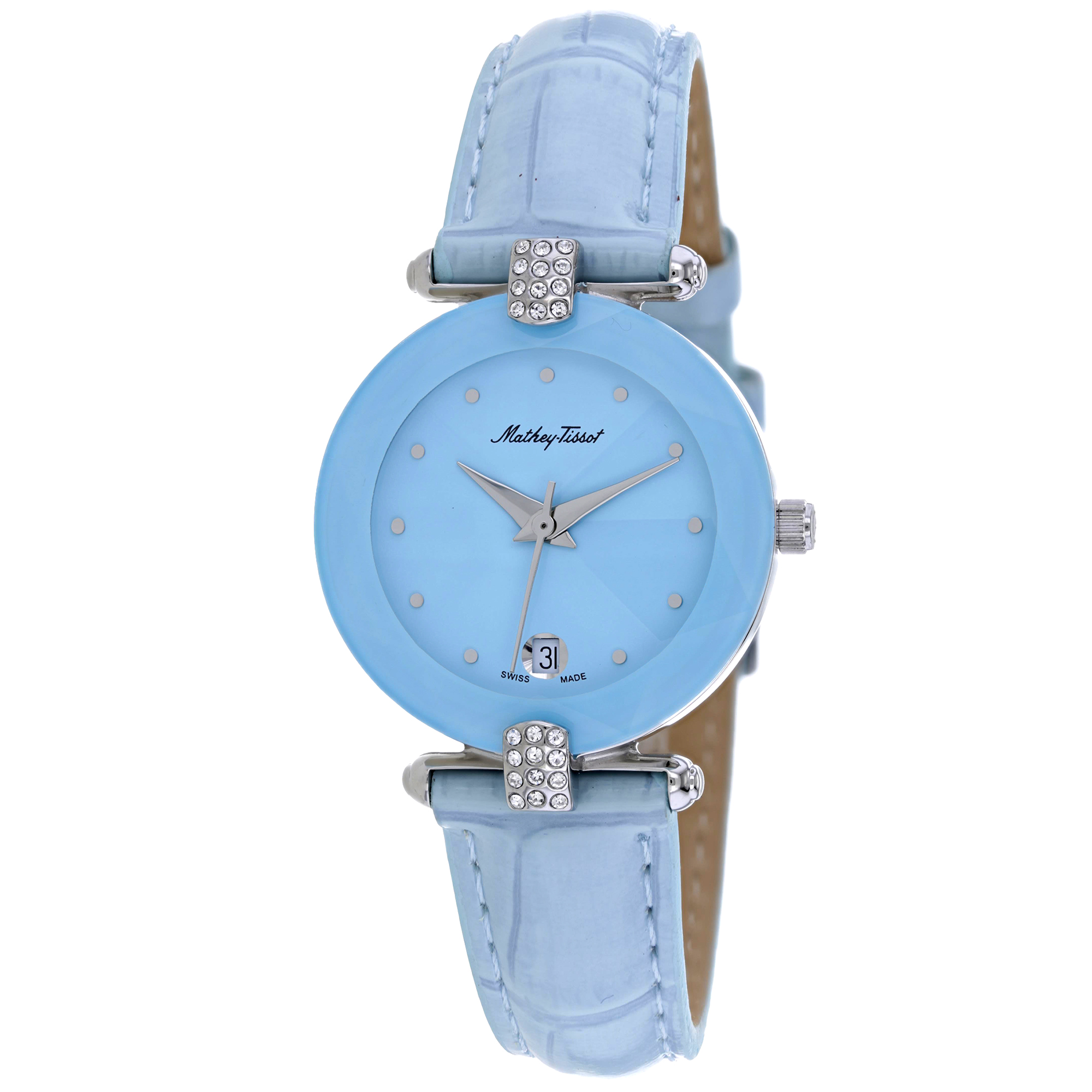 Mathey-Tissot Pyramide 26mm Blue Dial Quartz Women's Watch P318F