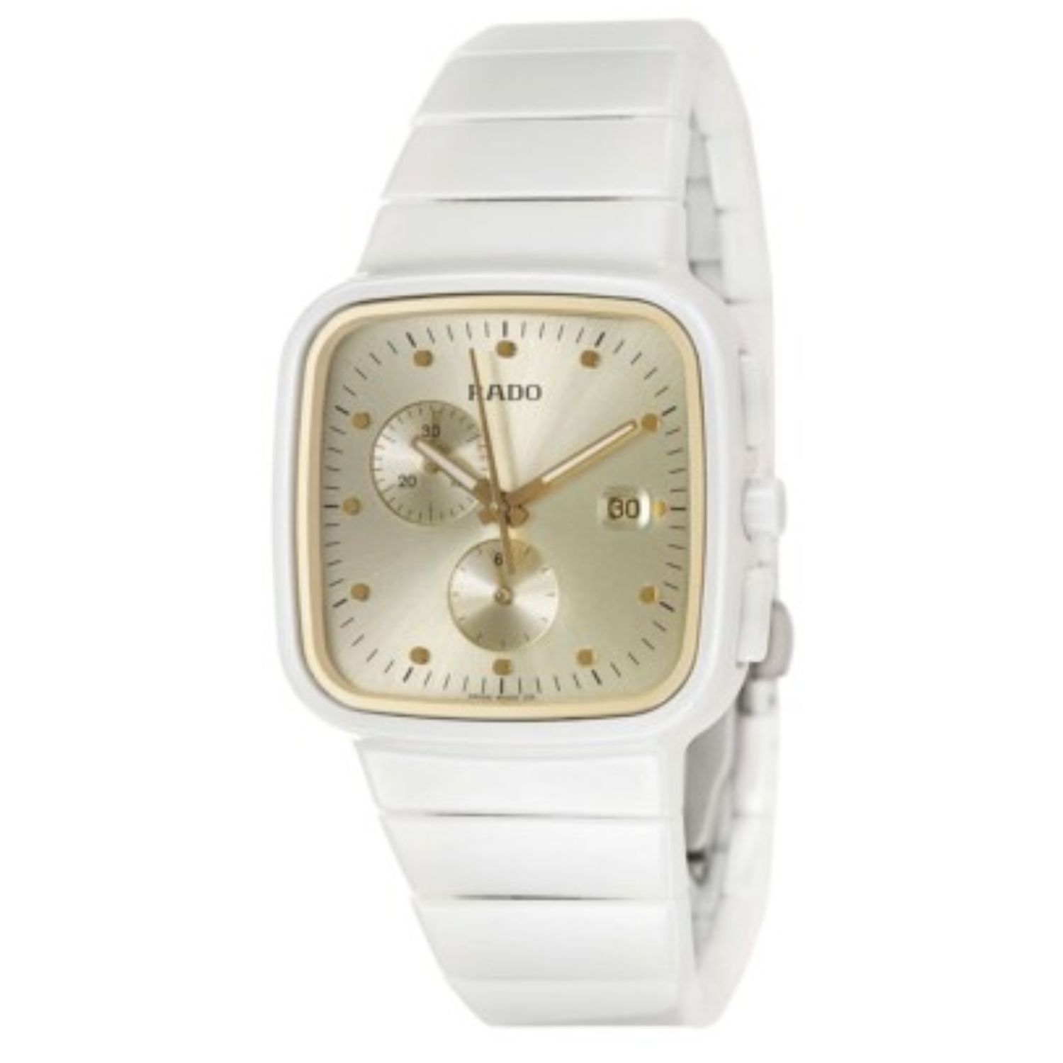 Rado R5 37mm Gold Dial Quartz Women's Watch R28392252