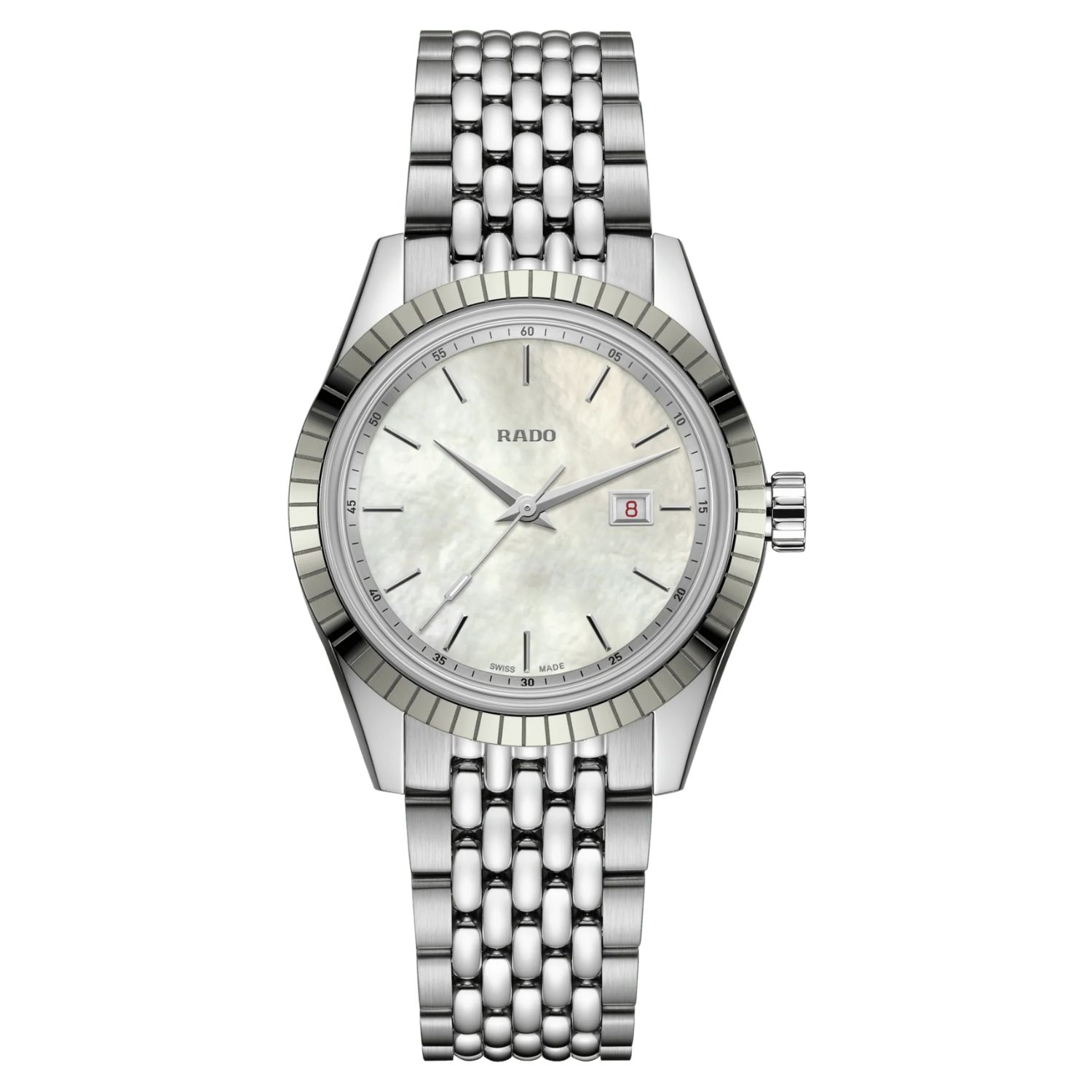 Rado HyperChrome 35mm White Dial Quartz Women's Watch R33104918