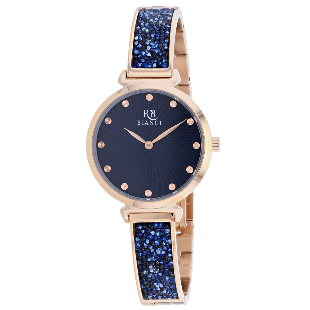 Roberto Bianci Brillare 34mm Blue Dial Quartz Women's Watch RB0206