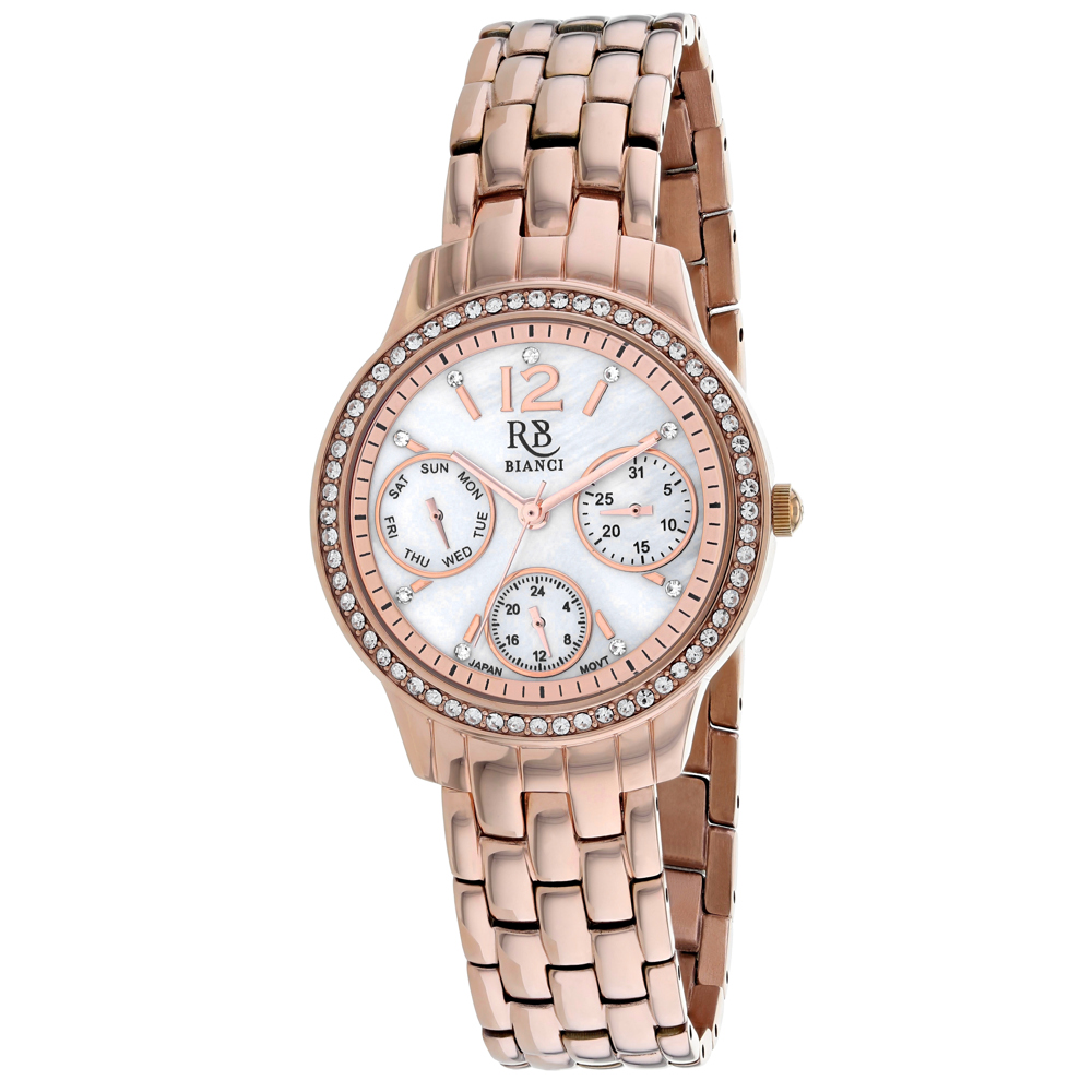 Roberto Bianci Valentini 34mm White Mother of Pearl Dial Quartz Women's Watch RB0843