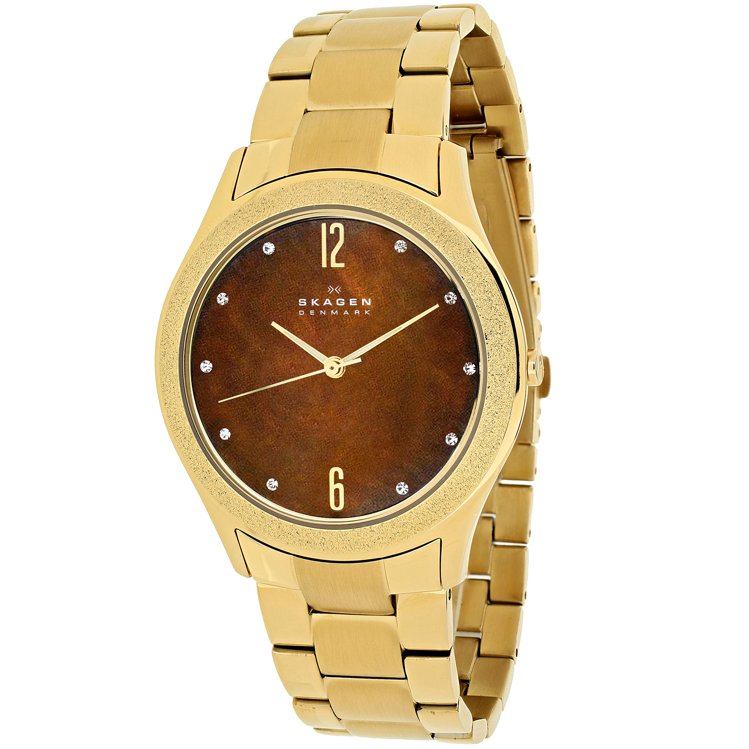 Skagen Classic 31mm Brown MOP Dial Quartz Women's Watch SKW2108