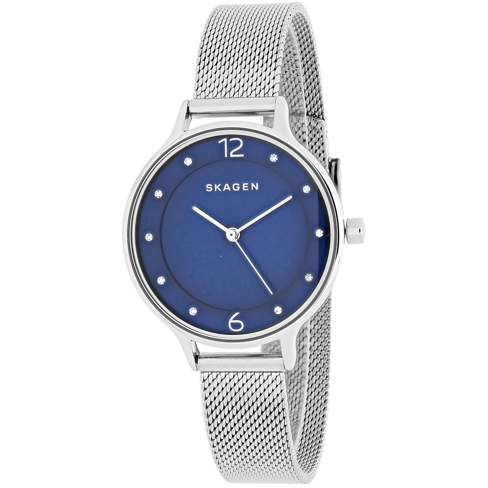 Skagen Anita 30mm Blue Dial Quartz Women's Watch SKW2307