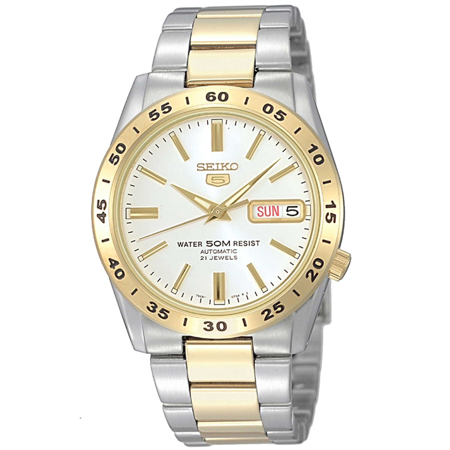 Seiko Classic 38mm White Dial Automatic Men's Watch SNKE04K1