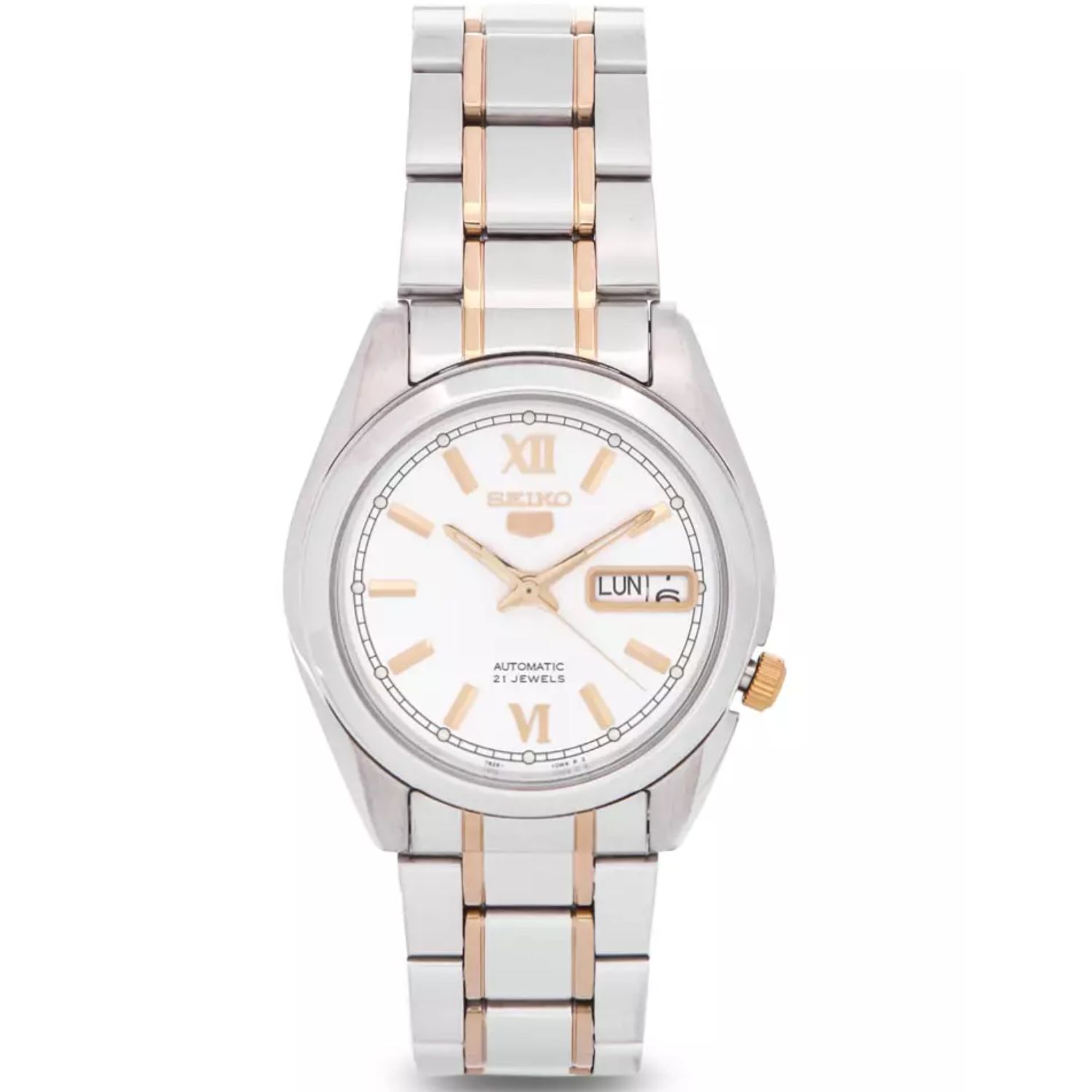 Seiko Classic 38mm White Dial Automatic Men's Watch SNKL57K1