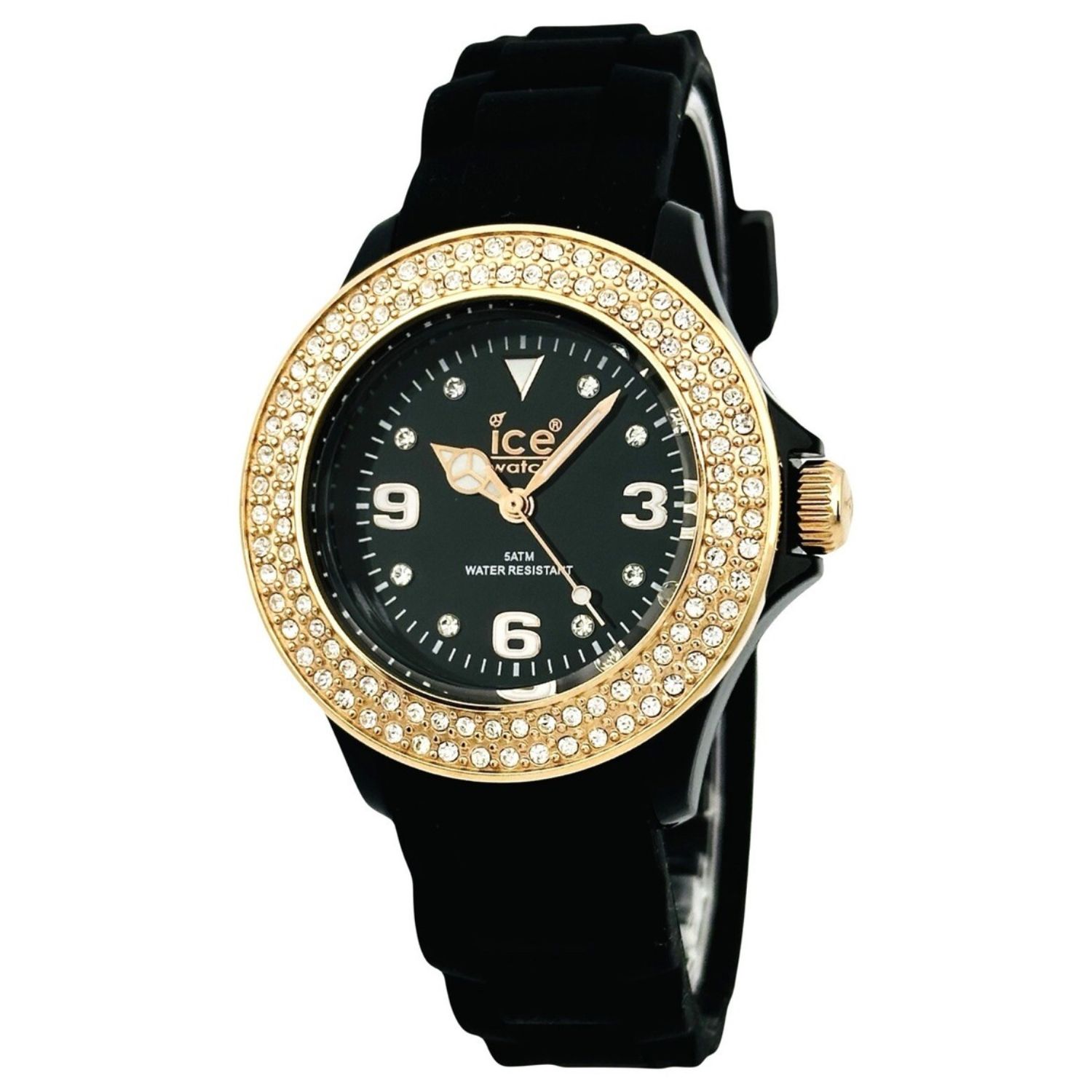 Ice-Watch Stone Sili 38mm Black Dial Quartz Women's Watch ST.BK.S.S.09